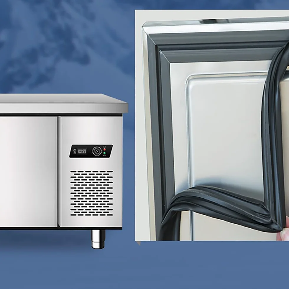 Universal Junta Puerta para Congelador Frigorífico Refrigerador Nevera Magnética Sello Junta de Goma,Negro