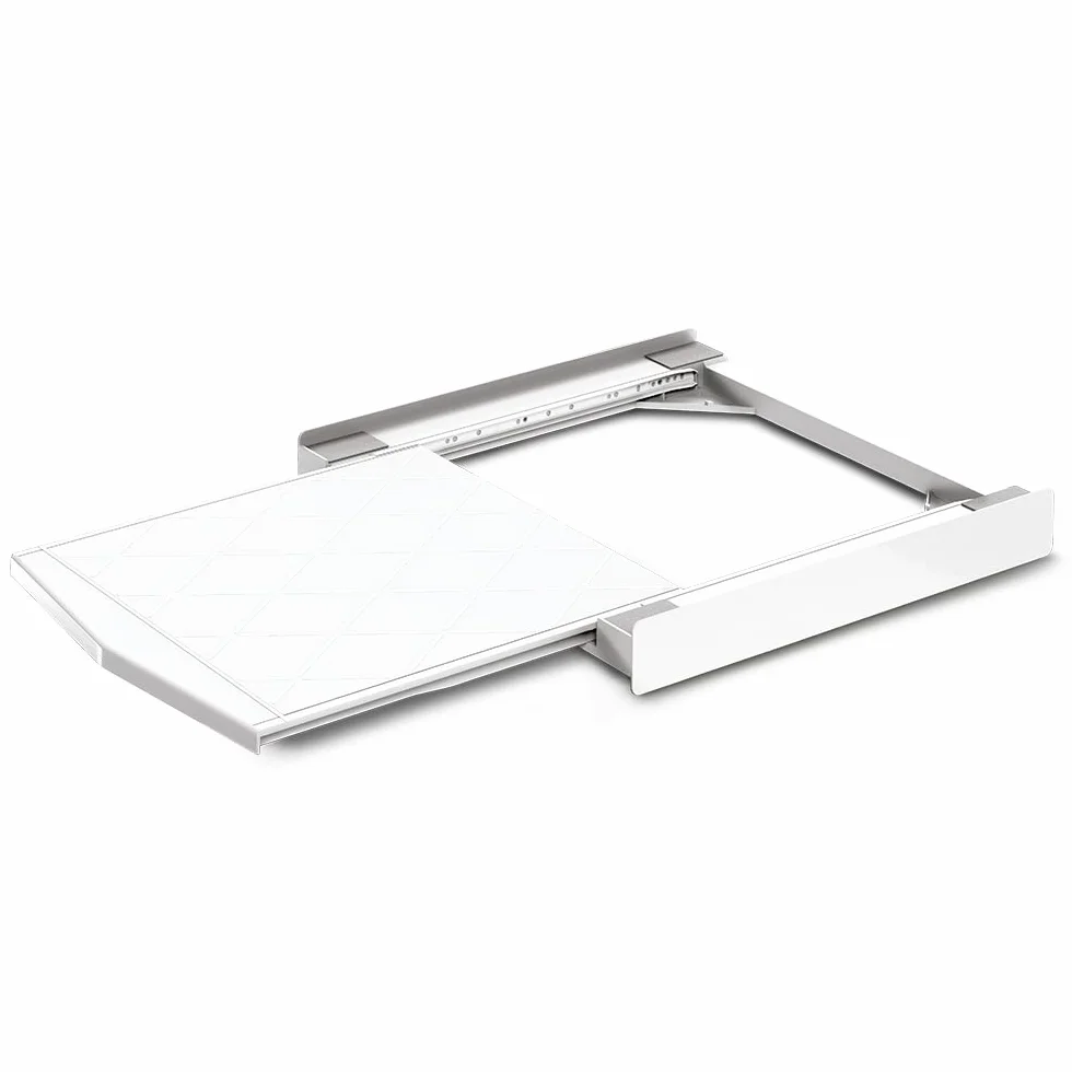 Cecotec Kit de Superposición Universal con Bandeja Bolero para poder unificar Lavadora y Secadora en un único bloque, optimizando espacio. Bandeja extraíble, Fácil instalación