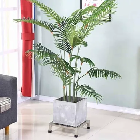 Soporte Elevador para electrodomésticos de Alta Resistencia, Estante Rectangular de Acero Inoxidable para Suelo, Base para Muebles y electrodomésticos, Estante Dividido para paletas de Suelo