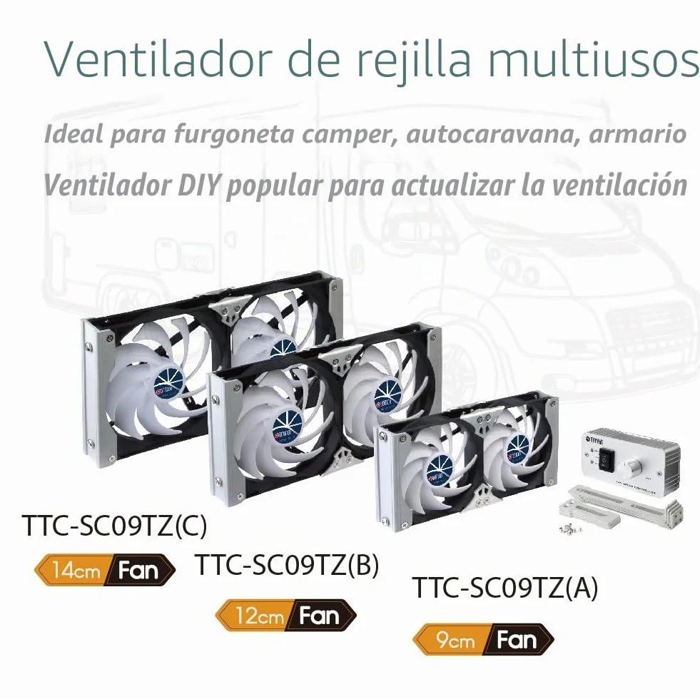 Titan TTC-SC09TZ - Ventilador de refrigerador