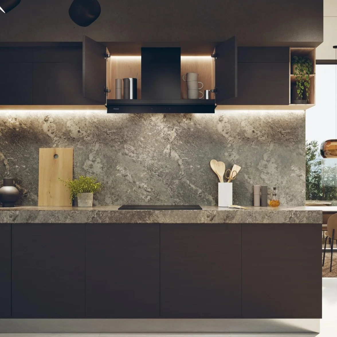 HAIER Campana Grupo Filtrante HAPY9CBS4BG 90cm