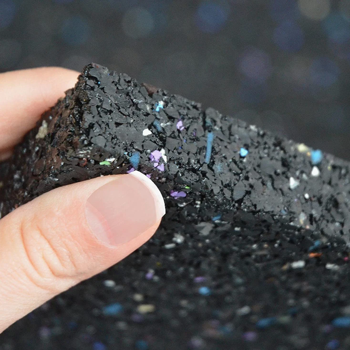 Alfombrilla antivibración para lavadora, altavoz y frigorífico, alfombrilla de goma para protección de obras de hasta 10 m de longitud (grosor: 0,5 cm, 62,5 x 500 cm)