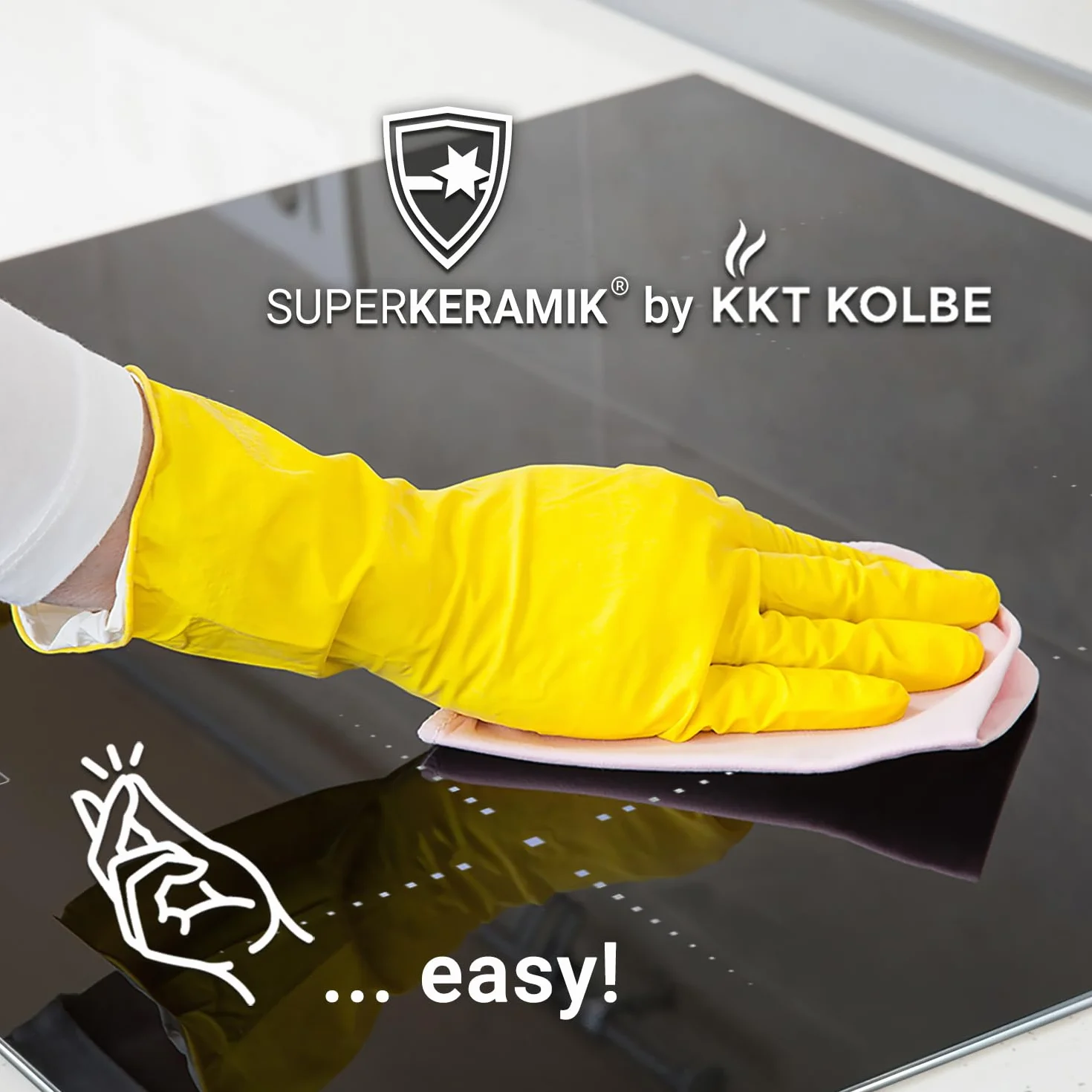KKT KOLBE Juego de cocina autosuficiente | 60 cm horno empotrado negro BO8005FB | 59 cm placa de inducción IH85900ED | parrilla de aire caliente | temporizador | acristalamiento de protección térmica