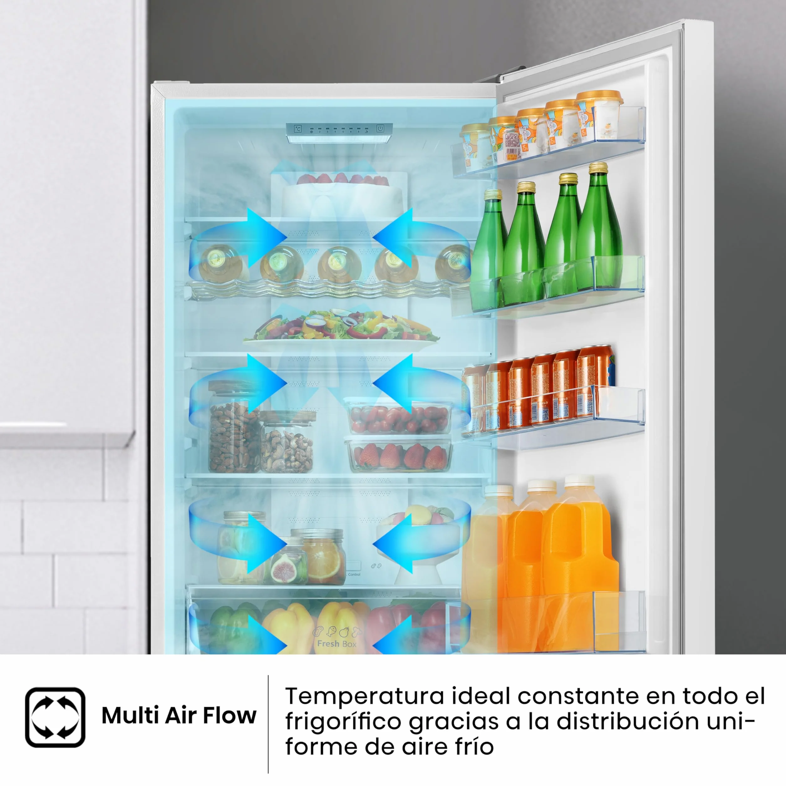 Hisense RB440N4BWE Frigorífico Combi 336L 200cm Clase E Super Freeze Blanco