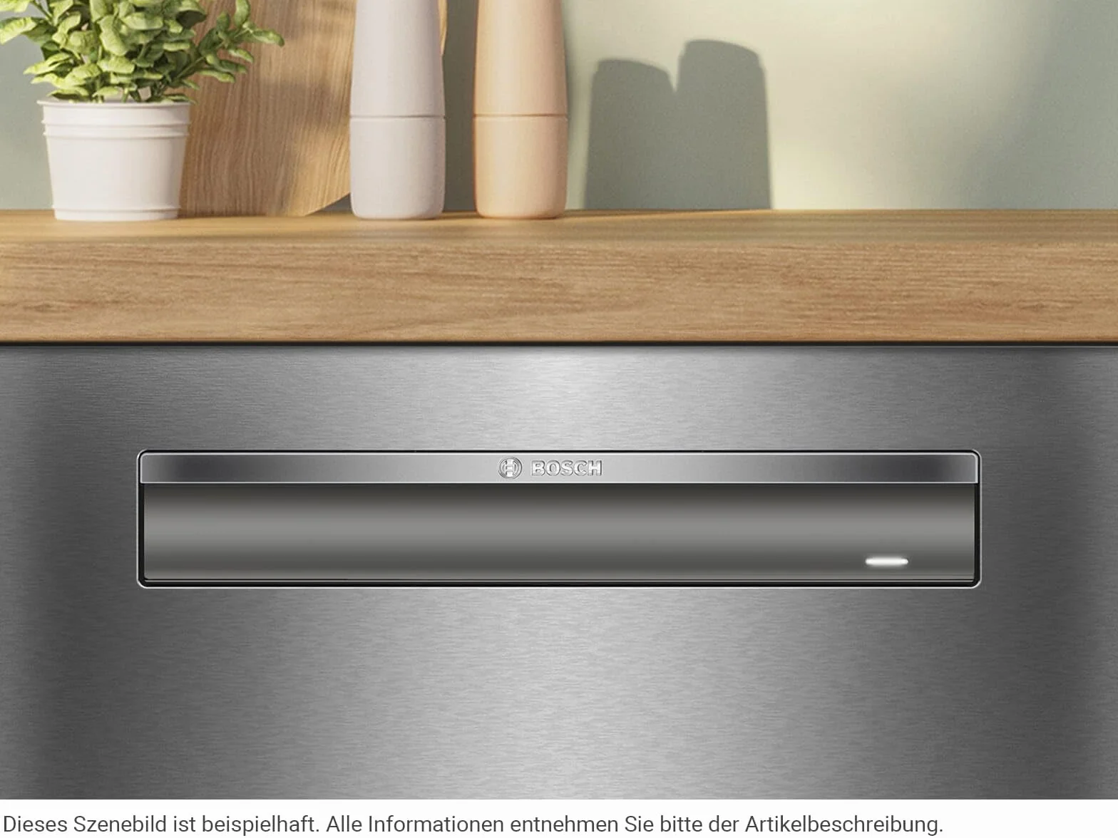 Bosch Elettrodomestici SMP4ECS71S Serie 4 - Lavavajillas empotrable bajo encimera, Home Connect, zona extra limpia: lavado intenso, EfficientDry: apertura automática de la puerta, 60 cm, acero