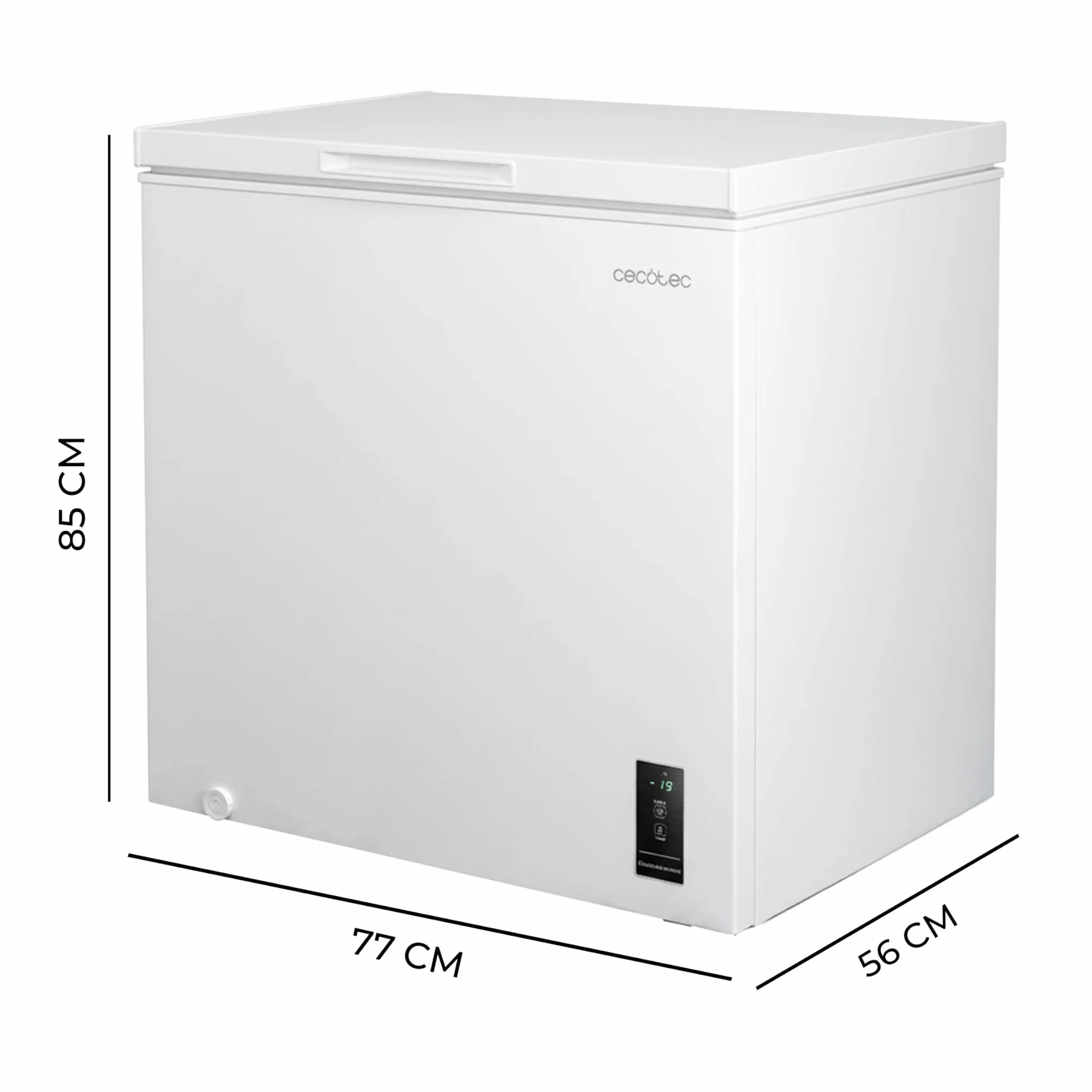 Cecotec Bolero CoolMarket Chest 198P Congelador Horizontal 198L Biały