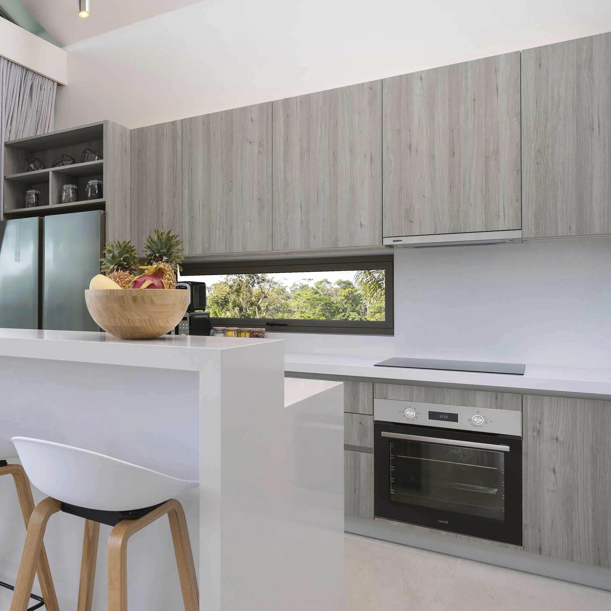 APELSON AIR 202 Campana Extractora Telescópica 60 cm Inox, 2 Motores, 325 m³/h, Iluminación LED, Filtros Lavables, Clase Energética D