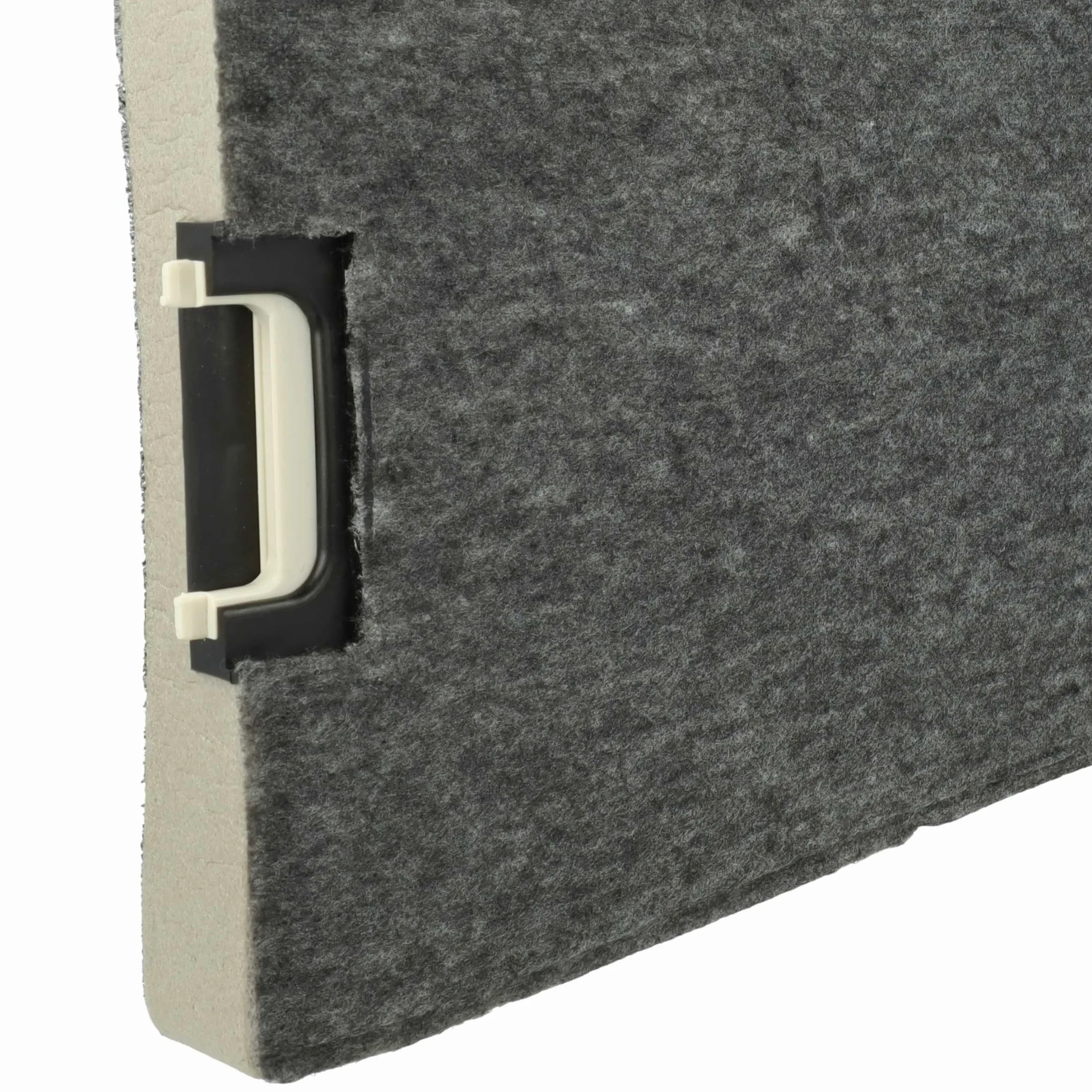 vhbw 4x filtro de carbón activado reemplaza Miele 3284680 | 3284681, 3284682, 8011222, 8049726, DKF6 para campanas cocina - 30 x 21,5 x 3 cm