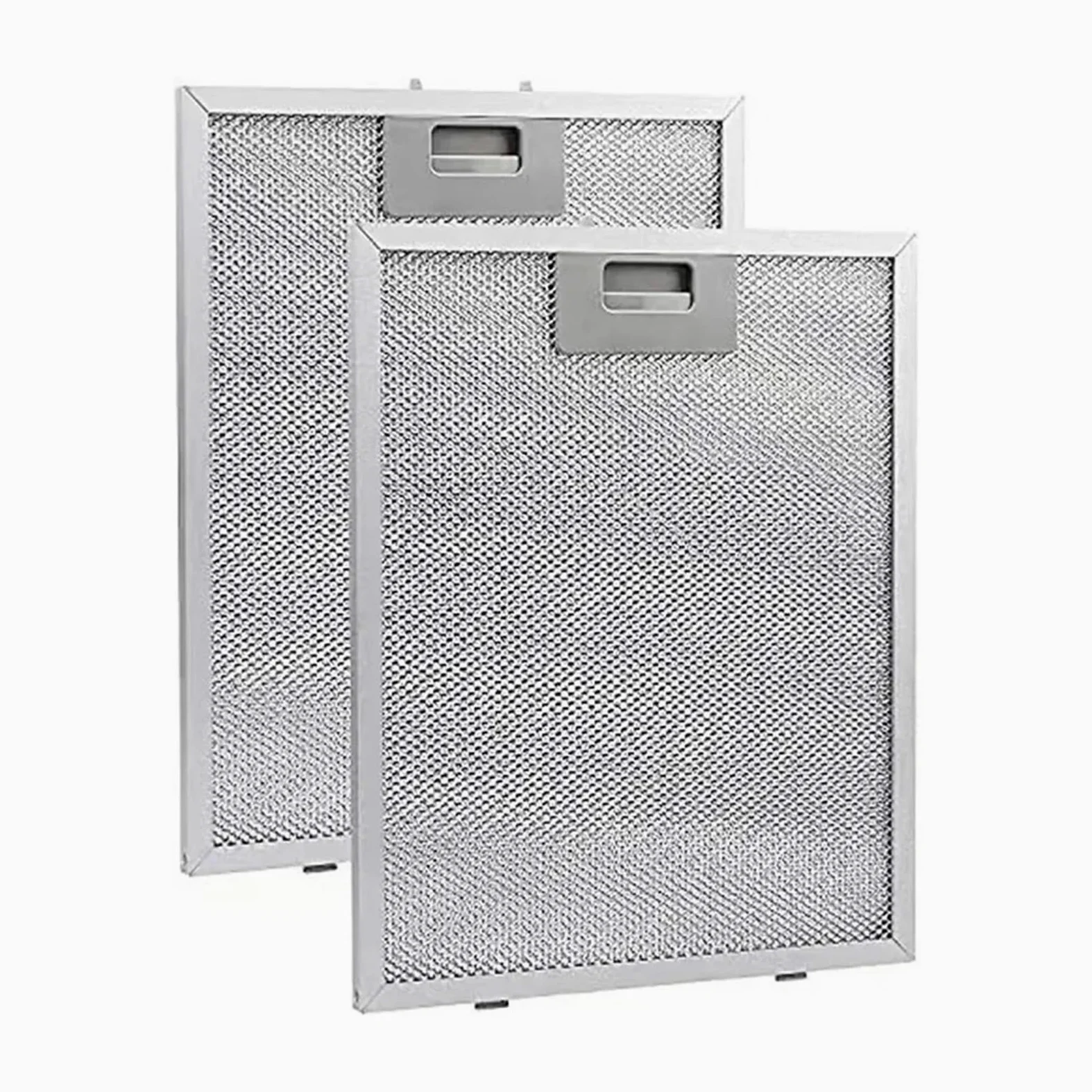 2PCS Filtro De Campana Extractora Malla Campanas Extractoras Filtros Ventilación Accesorios 5 Capas Filtración Grasa Aluminizada 318 X 258 9 Mm Pieza Del Ventilador Extractor
