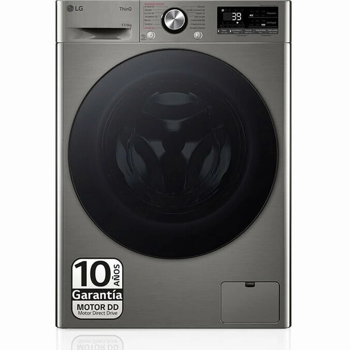 LG Lavadora - Secadora F4DR7011AGS 1400 RPM
