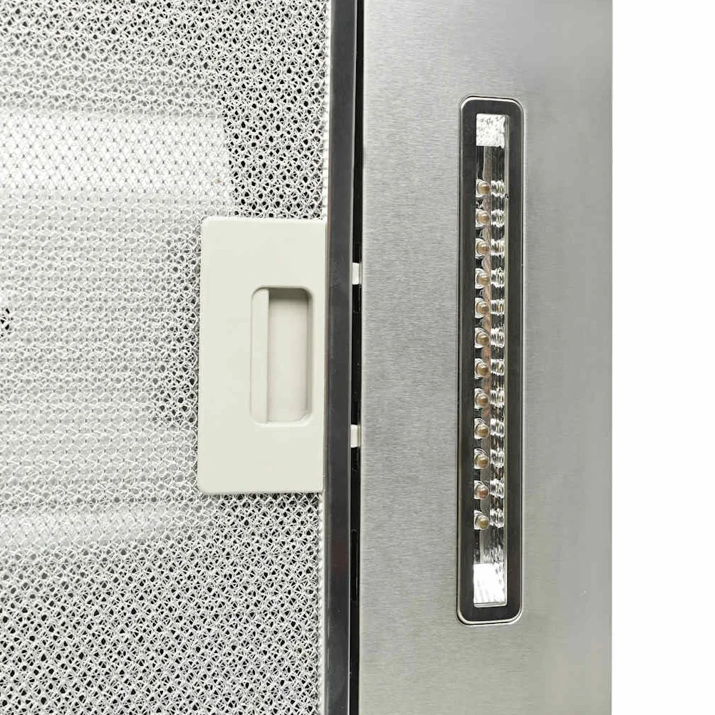 vidaXL Campana Extractora de Techo 90cm Acero Inoxidable 756m³/h LED