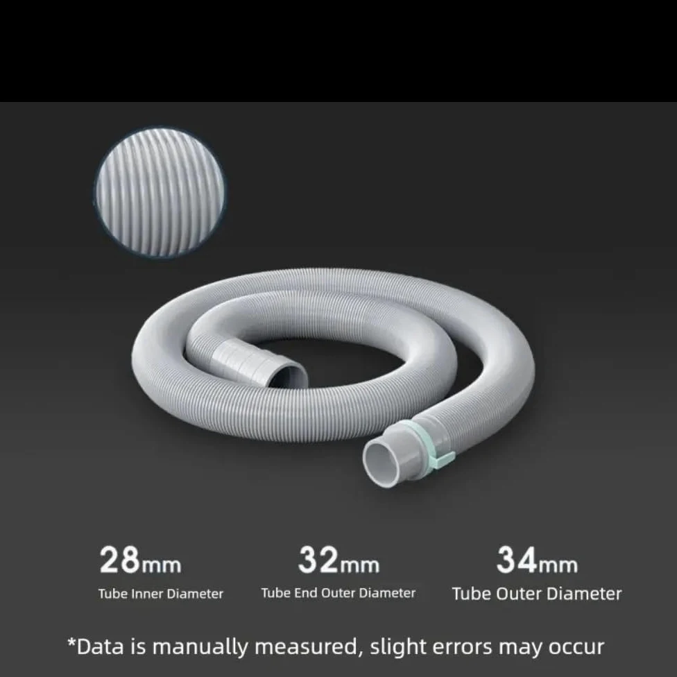Manguera De Drenaje For Lavadora De 1m, 3m, 5m, Manguera De Drenaje Flexible EVA For Lavavajillas, Tubo De Extensión, Tubo De Descarga For Lavadora(5m)