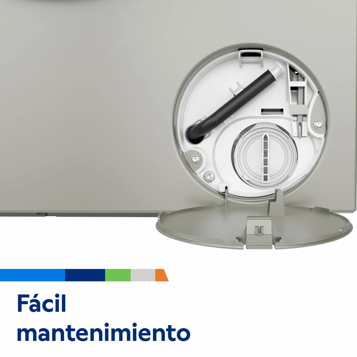 Balay - Lavadora, Libre Instalación, 10 kg, AutoDosificación, Programas Super Rápido y Rápido/mix, Programa plancha, Silenciosa, Home Connect, acero mate antihuellas, 3TS3104XH