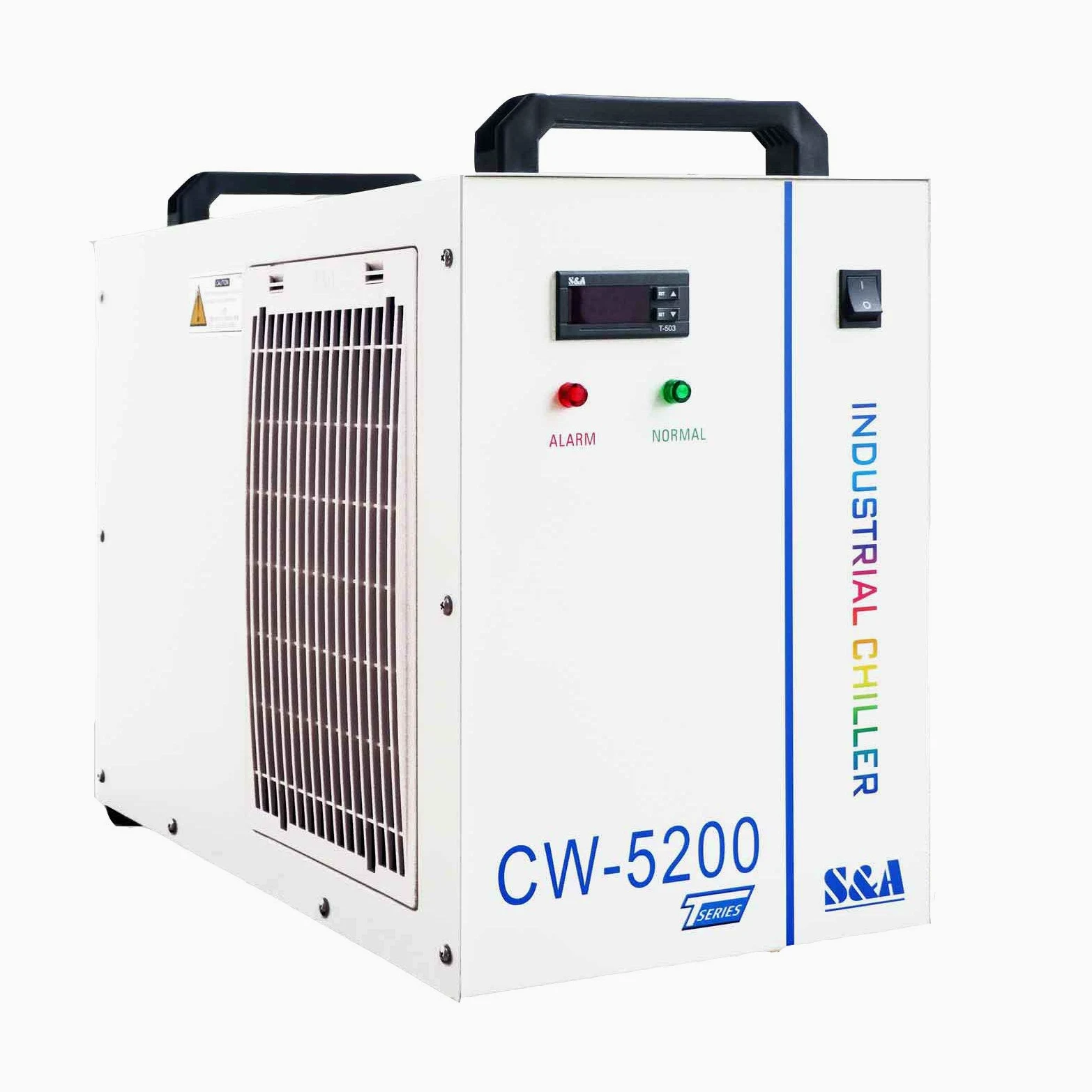 S&A Enfriador de agua original CW-5200 AG de 220 V para tubo de 100 W, 130 W, 150 W, 180 W