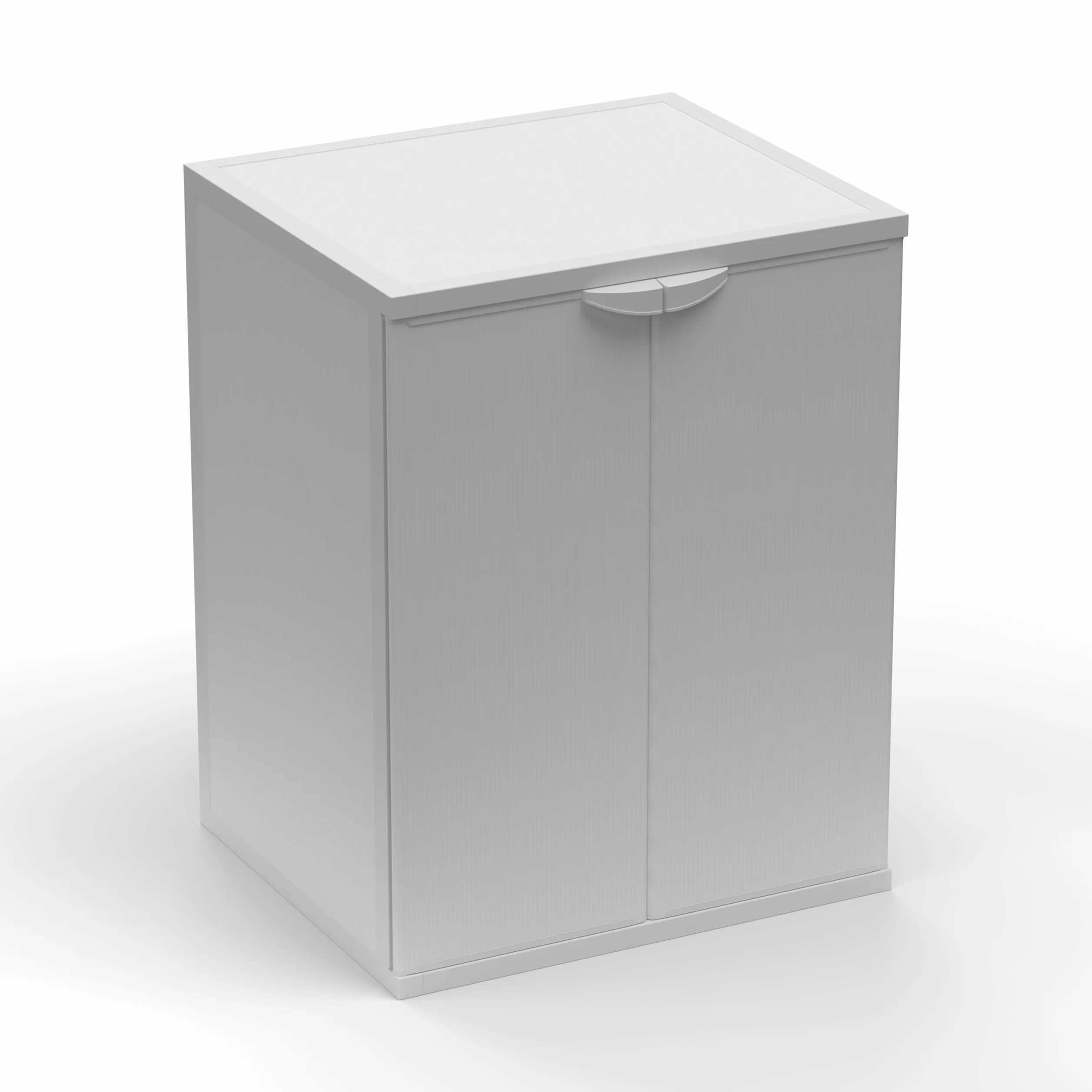 mongardi: Mueble Cubre Lavadora de Resina de PP, PVC y ABS, Universal, fácil de Montar, Resistente a la Humedad, lavadero, Garaje, Exterior, 68,5 x 64,5 x 88 cm, Blanco