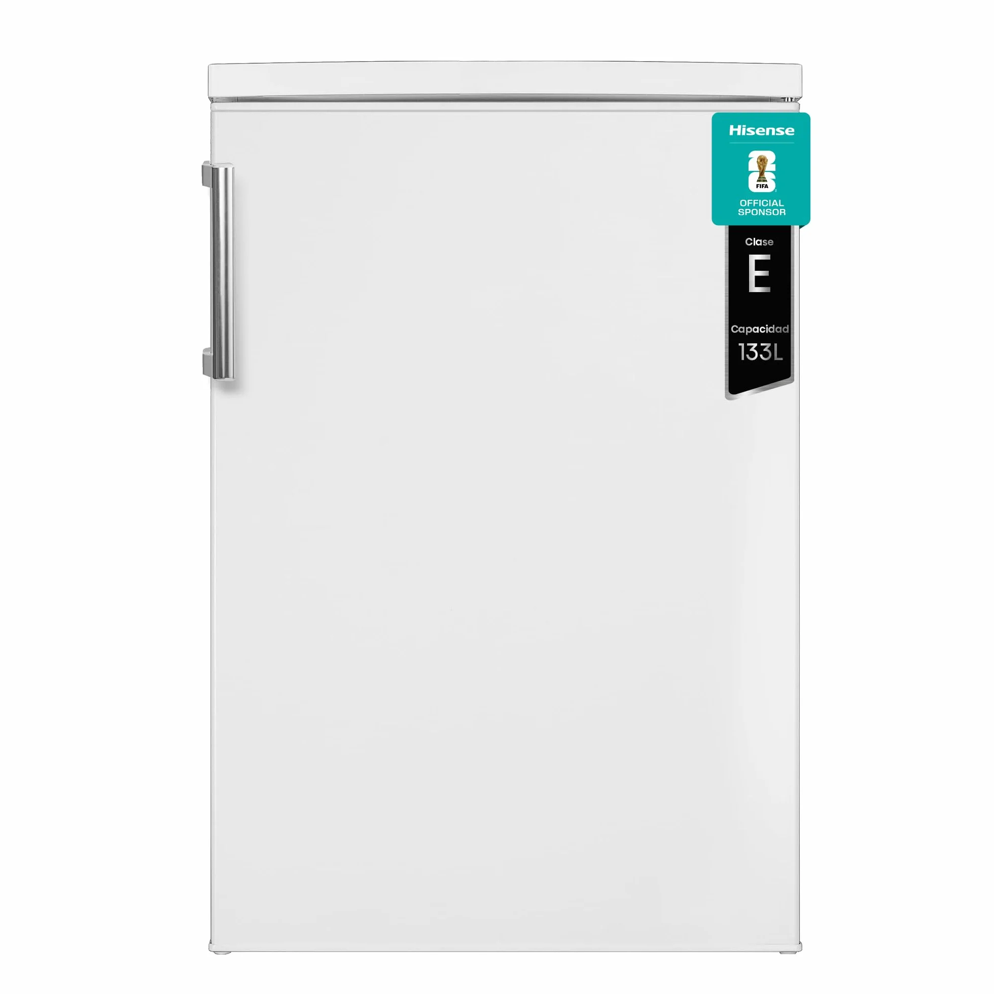 Hisense Frigorífico 1 Puerta Libre Instalación 133L Clase E 84.5x56cm Blanco