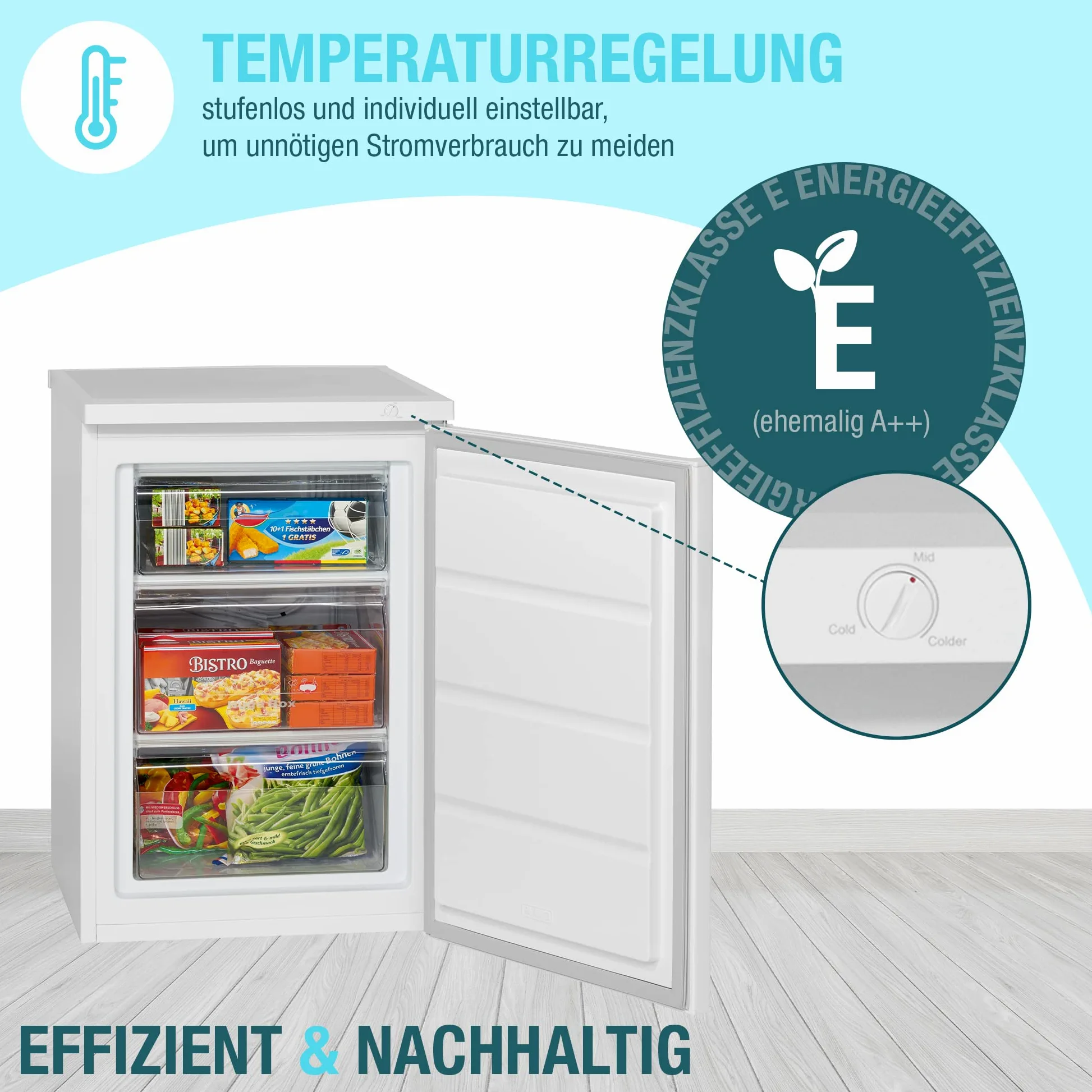 Freezer GS 2186 white marca Bomann