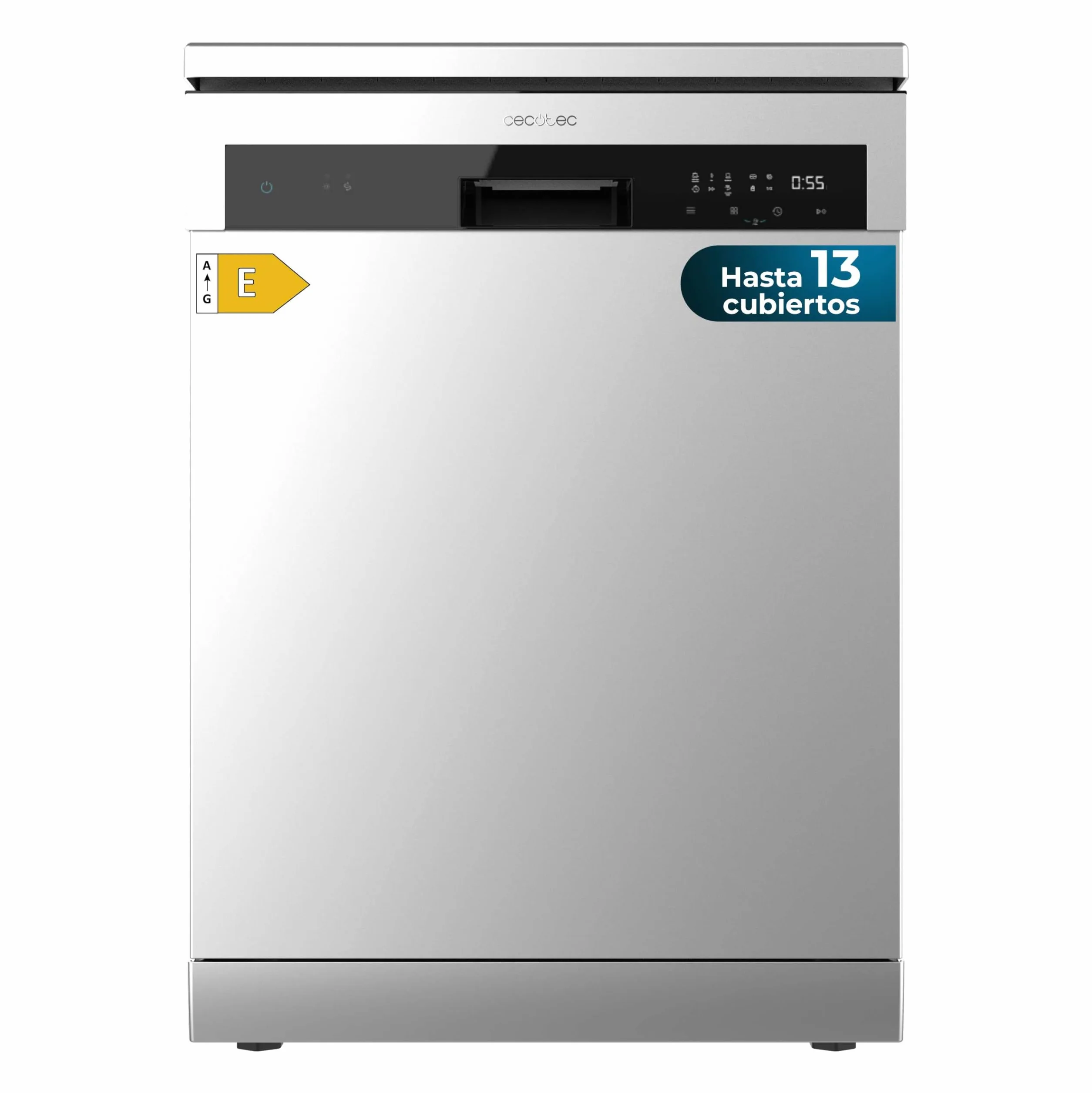 Cecotec Bolero Aguazero 6110 Zmywarka 60cm 1850W 13 Zestawów 6 Programów Inox