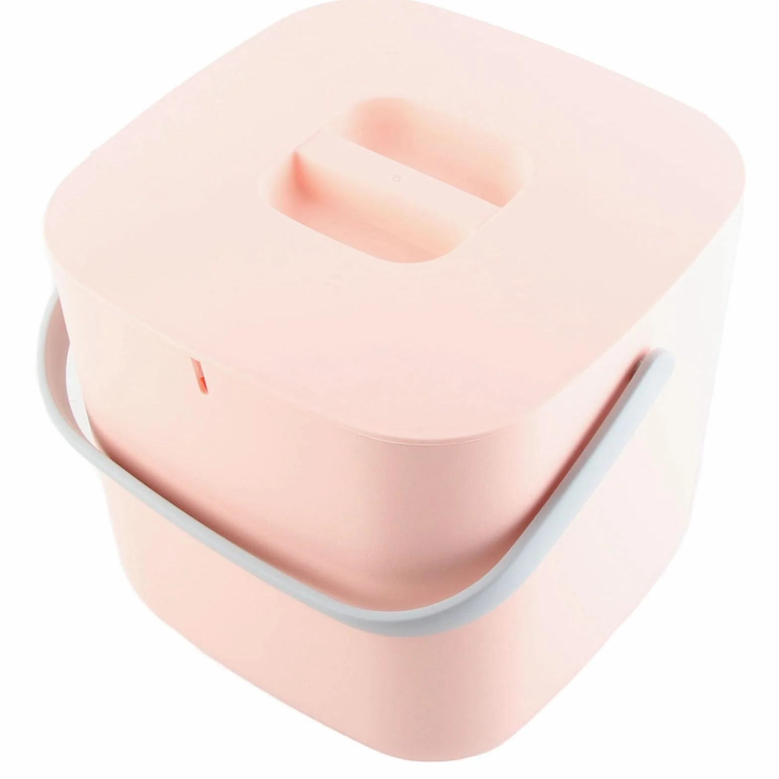 Mini Lavavajillas Portátil con Fregadero , Lavavajillas Eficiente para Cocina Casera con Modo Interactivo (Cubo Rosa)