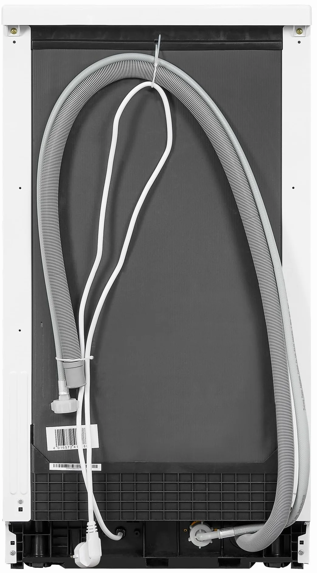 Exquisit® Lavavajillas 45Cm, Clase E, Color Blanco, 9 Servicios, 6 Programas, Cesto Regulable, Funciones Extra Seco y Media Carga, Interior Inox, Consumo 70 kWh/año, Medidas 84,5x44,8x60 Cm.