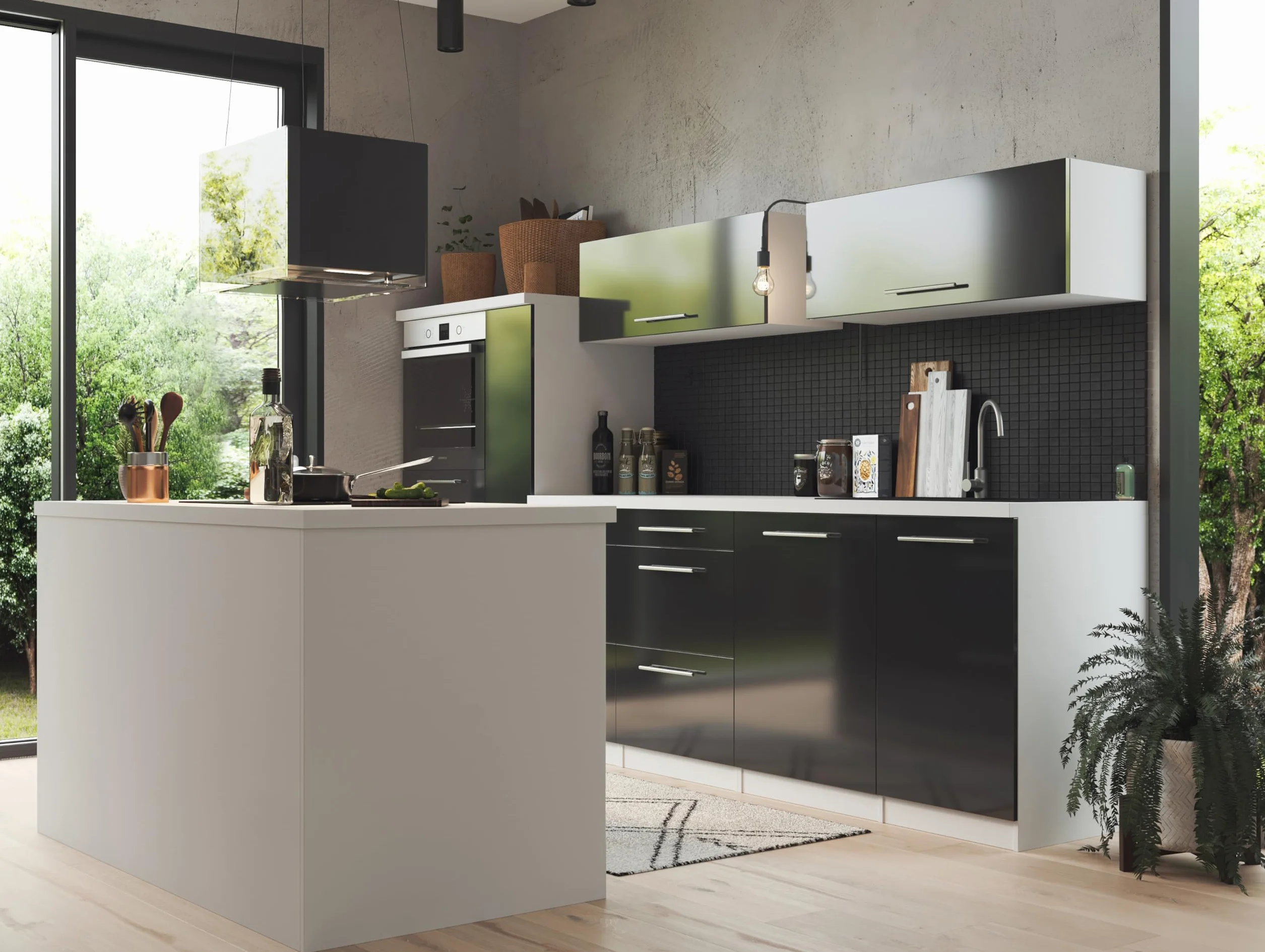 Respekta CH11050IS Inselhaube 50 cm 495 m³/h TouchControl Umluftbetrieb