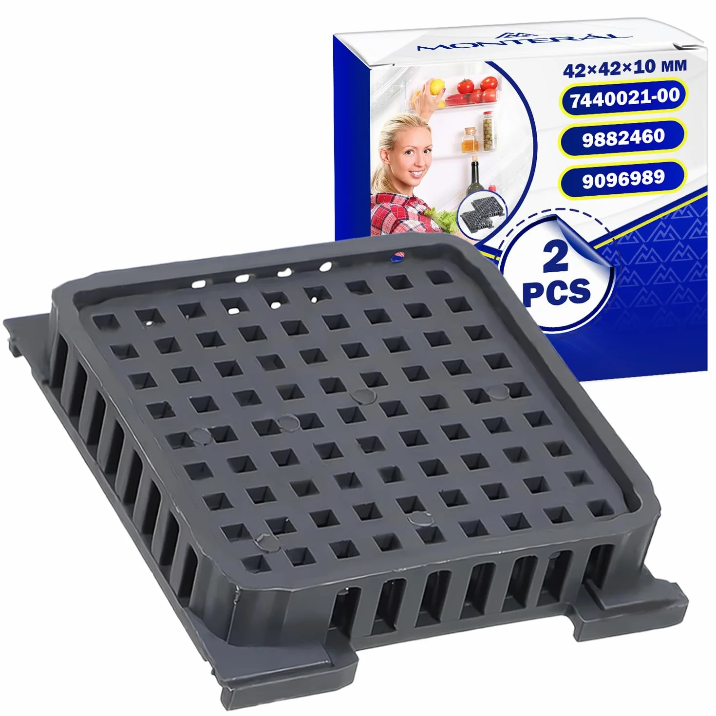 2 Piezas Filtro Carbon Activo Frigorifico Combi con Código Original 7440021 7440021-00 9882460 988246000 9096989 9882429 para Liebherr FreshAir - MONTERAL