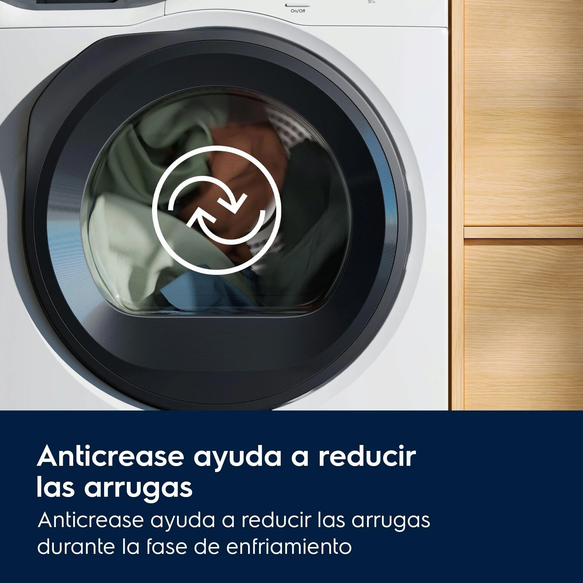 Electrolux Secadora con Bomba de calor EDI618A5BO, Seca 8 Kg, Libre instalación, Sistema EcoFlow, GentleCare, Función MixCare, Tecnología SensiCare, Motor Inverter, Display LCD, Blanco