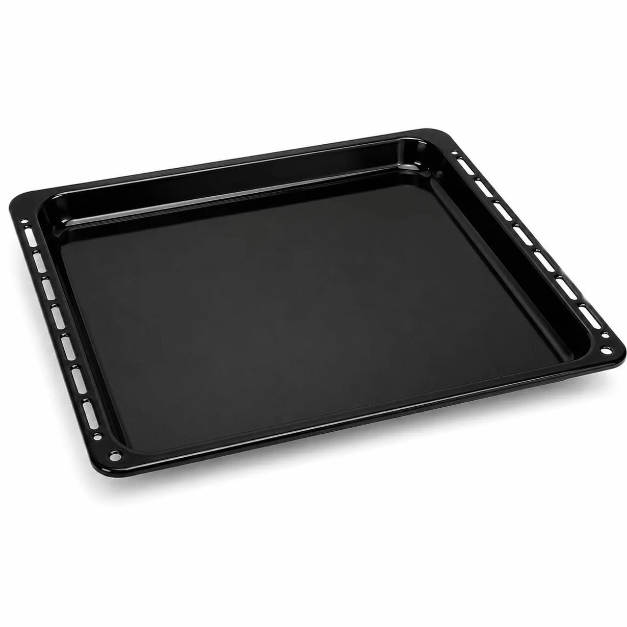 CABLEPELADO Bandeja para horno Teka | modelo 82405901 | Bandeja profunda esmaltada Horno Teka | 368 mm profundo x 460 mm ancho