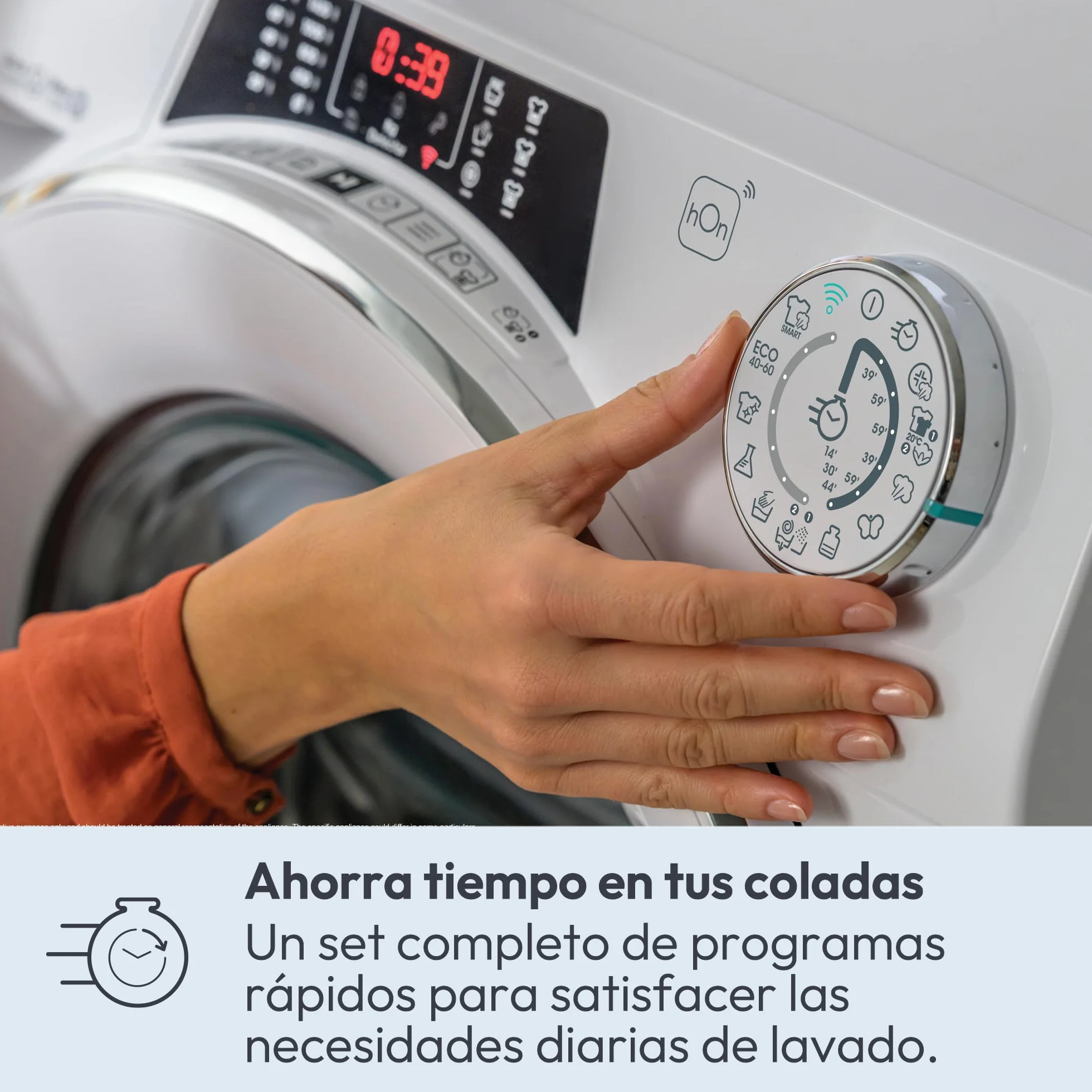 Candy RapidO RO1486DWMCT/1-S Lavadora 8 kg 1400 RPM Motor Inverter Wi-Fi