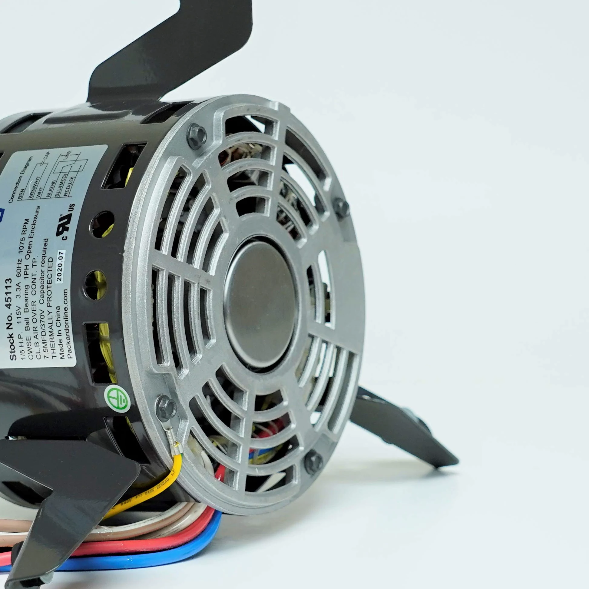 Packard 45113 - Motor de ventilador de horno de repuesto para Carrier HC37TQ113 montaje flexible de 3 velocidades