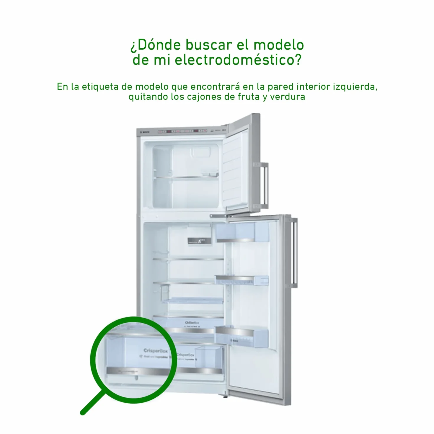 Bandeja de Puerta para Botellas Compatible con Neveras Bosch 00704751 - Cajón Botellero Inferior-Intermedio para Frigorífico con Perfil Blanco - Repuesto Original