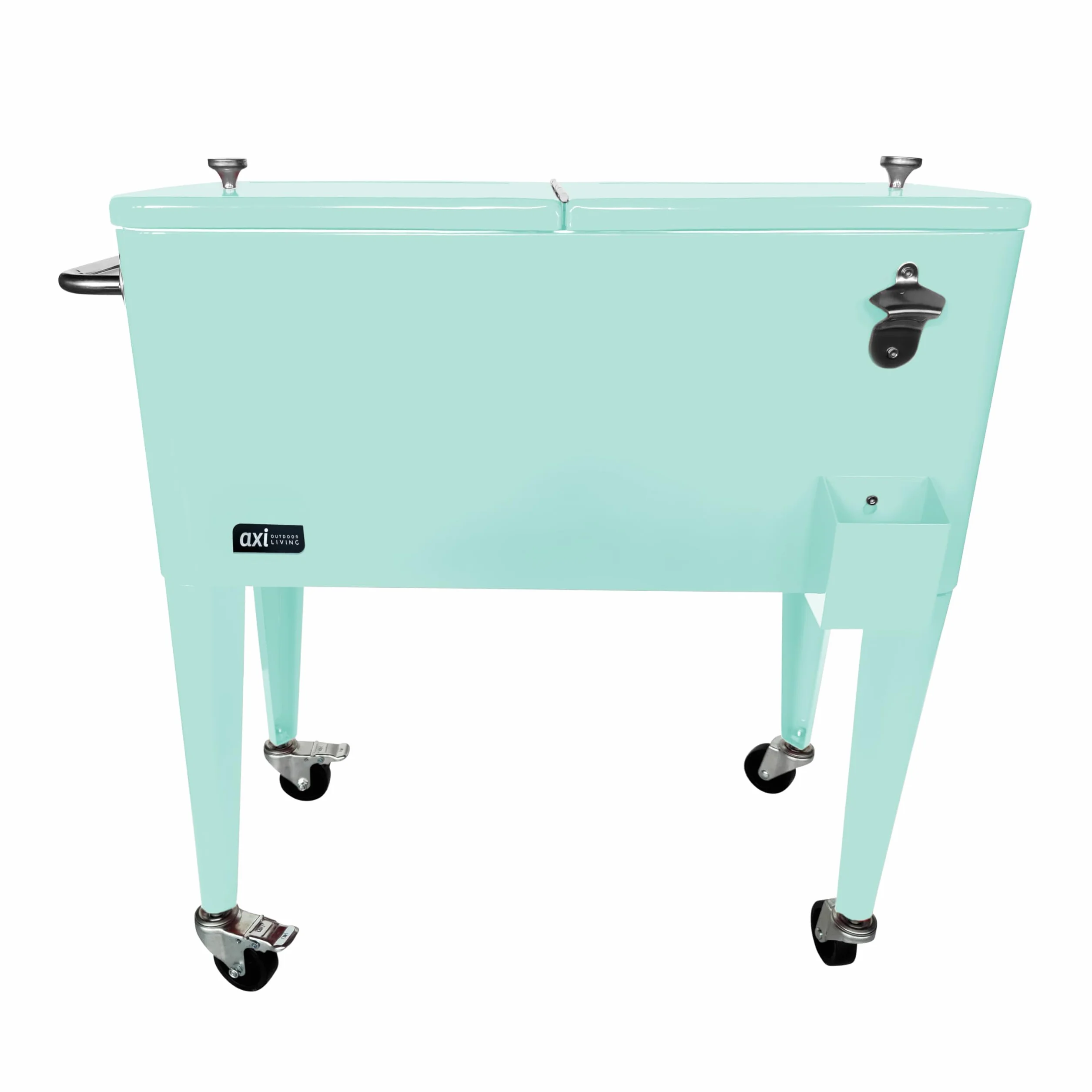 AXI Retro Cooler Mint | Nevera portatil para Exterior/Jardin | Nevera 76 litros.