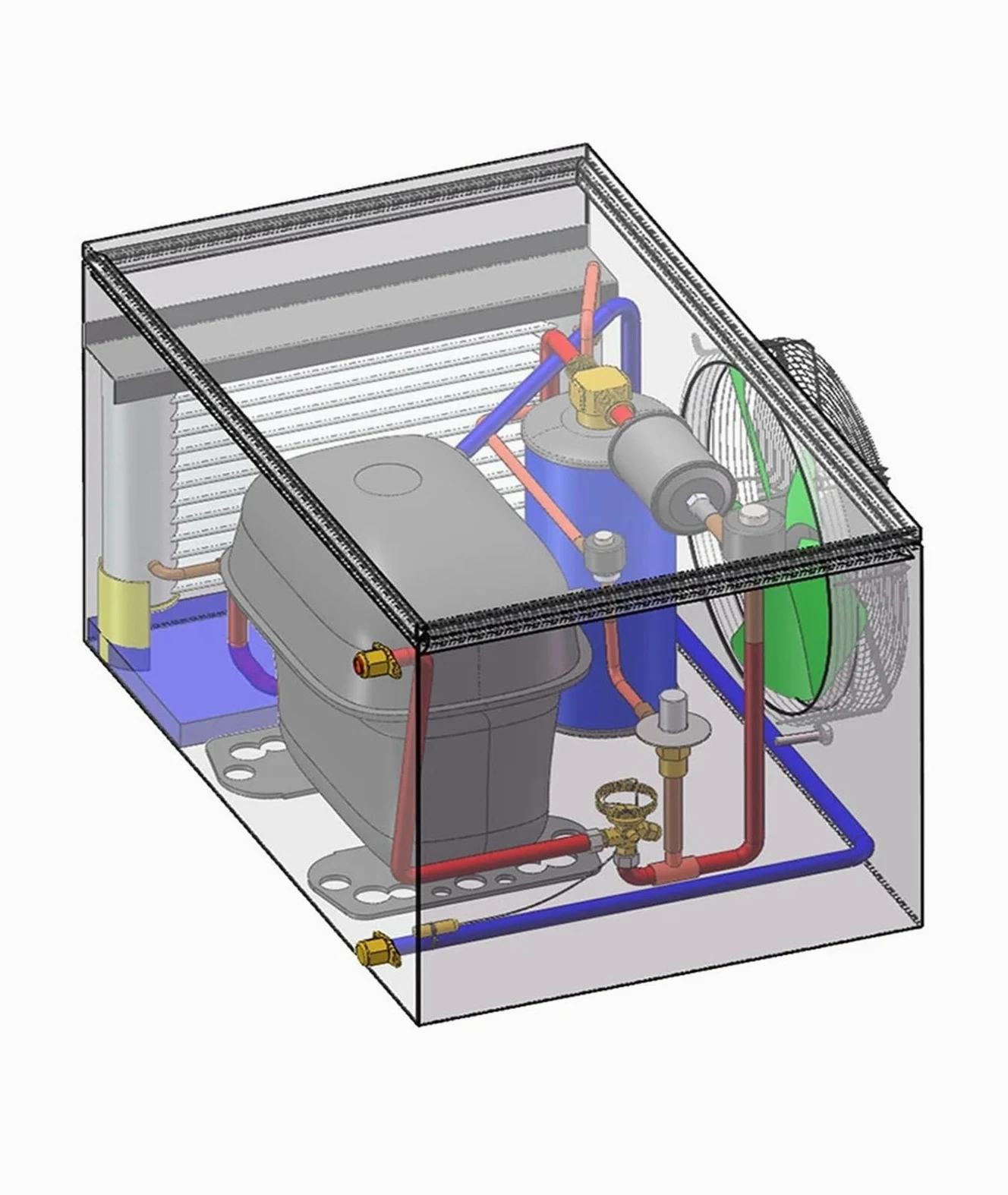 Refrigerador Condensador | Compatible Con Todos Los Compresores R600a En Refrigeradores Y Refrigeradores De Botellas