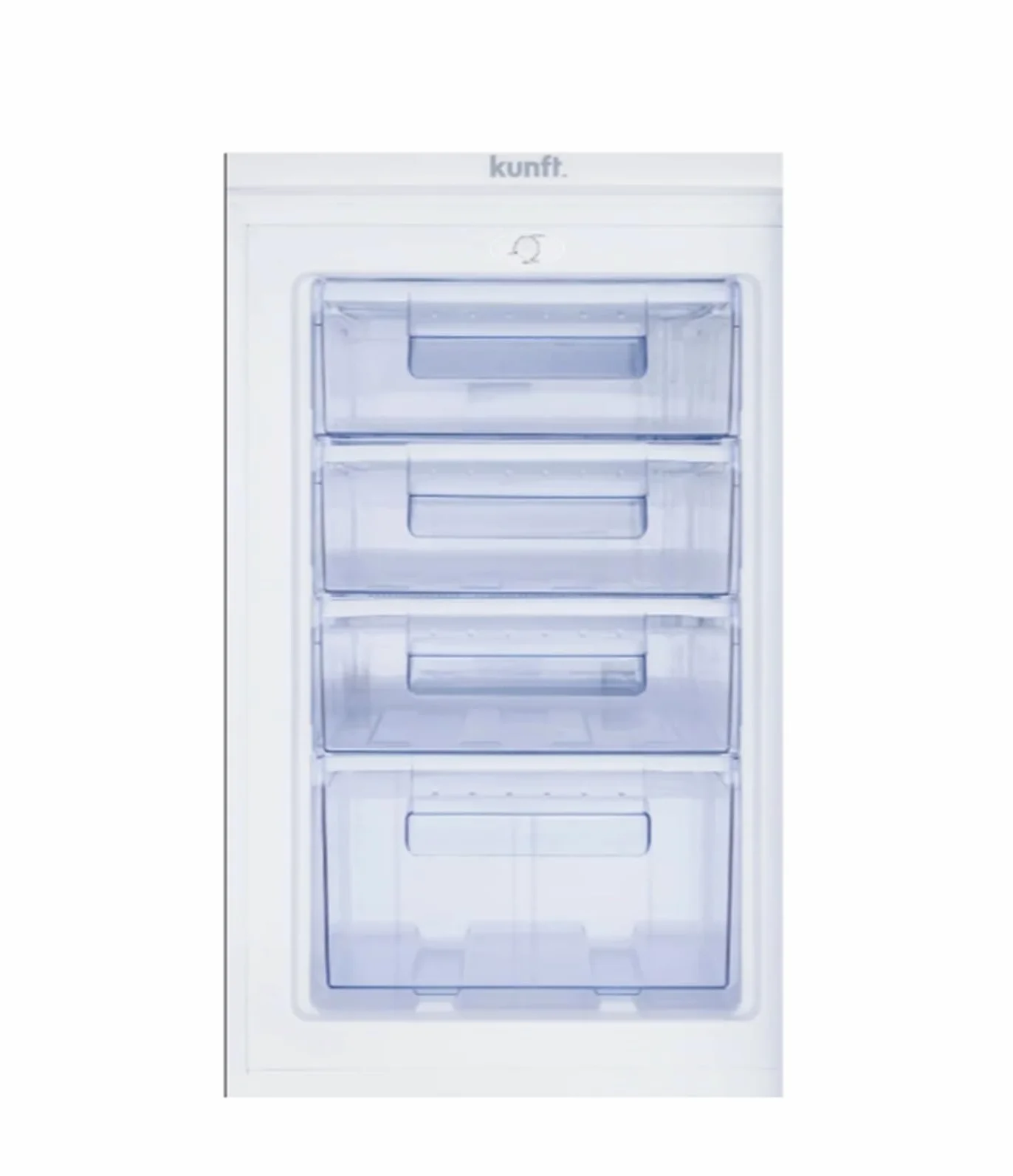 Congelador Vertical KUNFT KUF9126 WH (Estático - 85 cm - 85 L - Blanco)