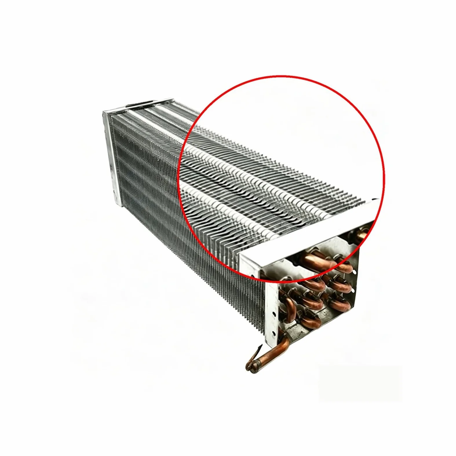 Condensador Para Refrigerador Tubo De Cobre | Condensador De Disipación De Calor Enfriado Por Aire Con Aleta De Aluminio(5x6x360)