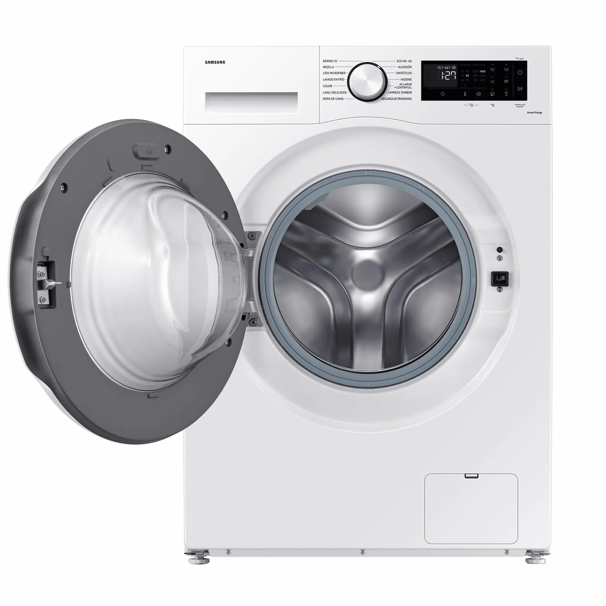 SAMSUNG WW90CGC04DTEEC Lavadora 9KG AI EcoBubble SmartThings Inteligencia Artificial Clase A Blanco