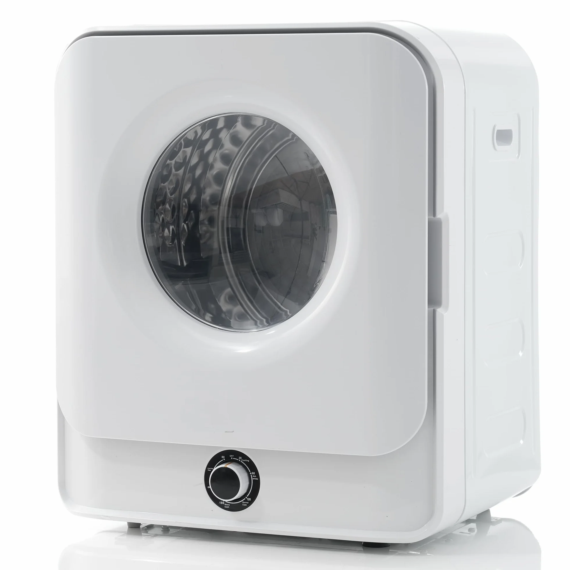 Merax Secadora pequeña con 5 programas, montaje en pared, con protección contra sobrecalentamiento y filtración múltiple, 3 kg de potencia real hasta 4,5 kg/830 W [clase energética C]