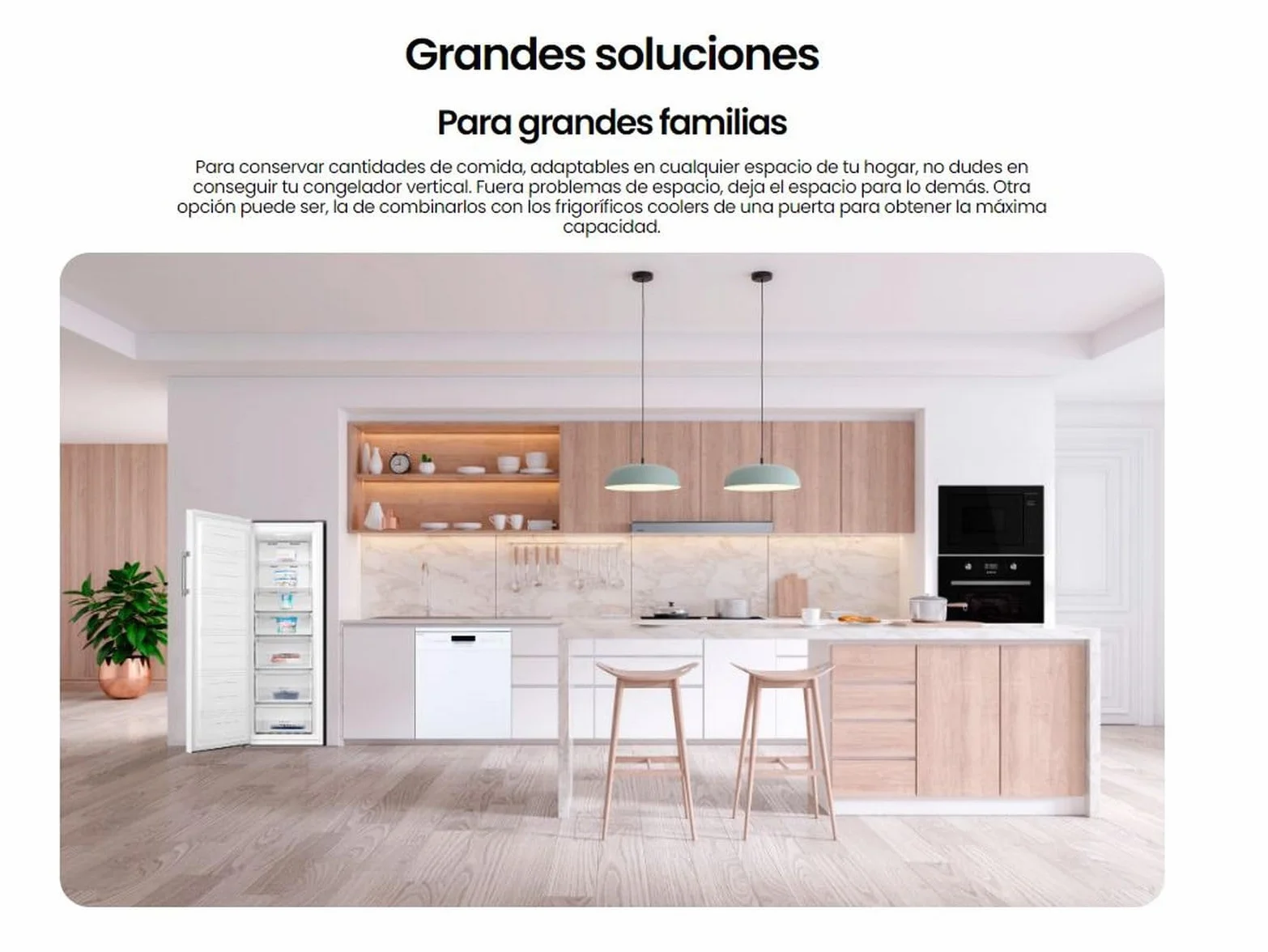 INFINITON Congelador Vertical CV-A174B, 240 Litros, 172 cm de Altura, No Frost Total, Fast freezing, Función Eco-Smart, Puerta reversibles, E, Blanco