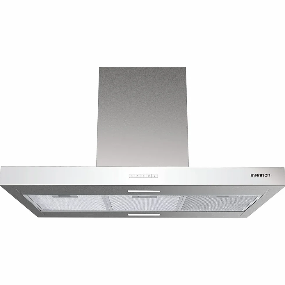 CAMPANA EXTRACCION ISLA CMPT-ISH99X INFINITON (90cm, 800m³/hC de extraccion, Campana tipo ISLA, Luces LED, 3 Niveles de potencia, Filtro de aluminio, Tocuh Panel, 67dB)