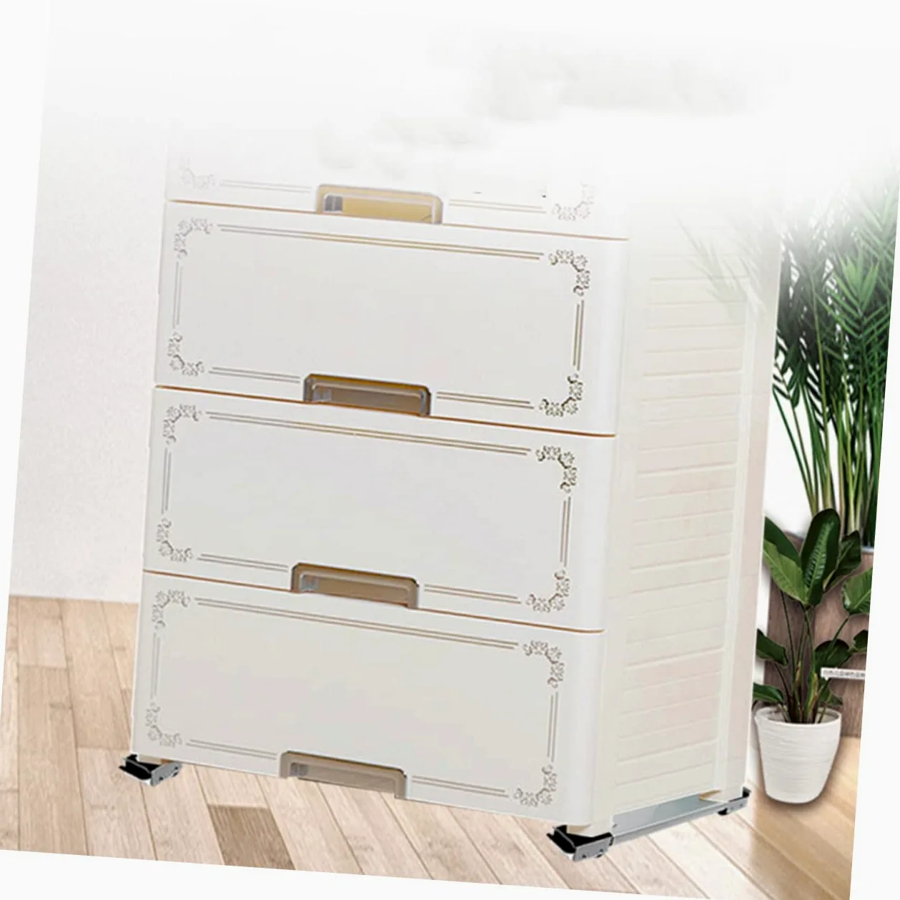 1par Soporte Móvil Para Electrodomésticos Base Deslizante Para Lavadoras y Refrigeradores Patas Antivibración Ruedas Diseño Escalable y Resistente Al Agua