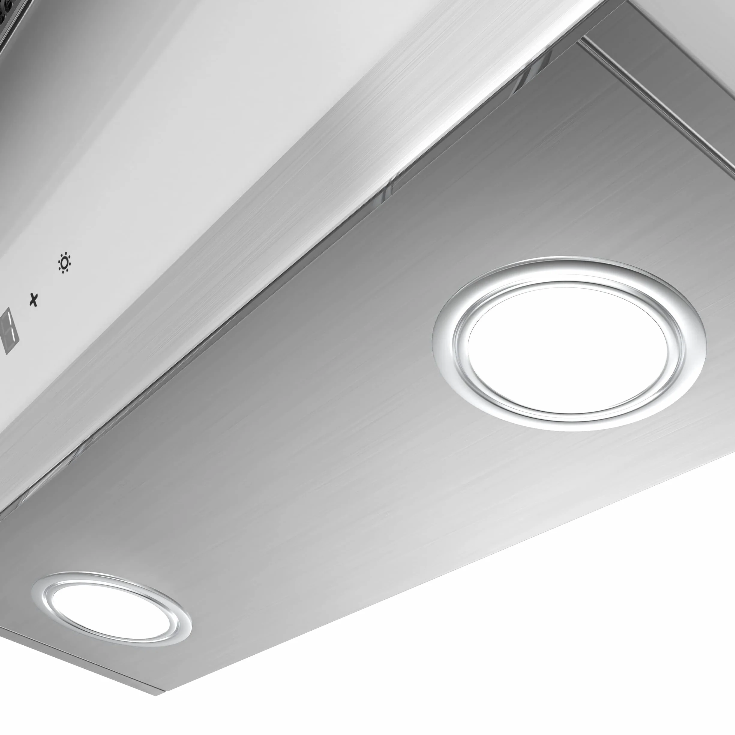 Ciarra ASW6736N Campana Extractora 60cm Clase A+++ 650m³/h Pantalla Táctil 4 Velocidades Recirculación por Filtro de Carbón- Blanco