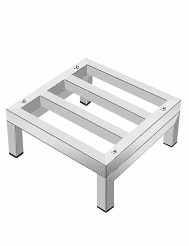 Elevador de electrodomésticos resistente, soporte de suelo de acero inoxidable, soporte de base de muebles para lavadora y nevera