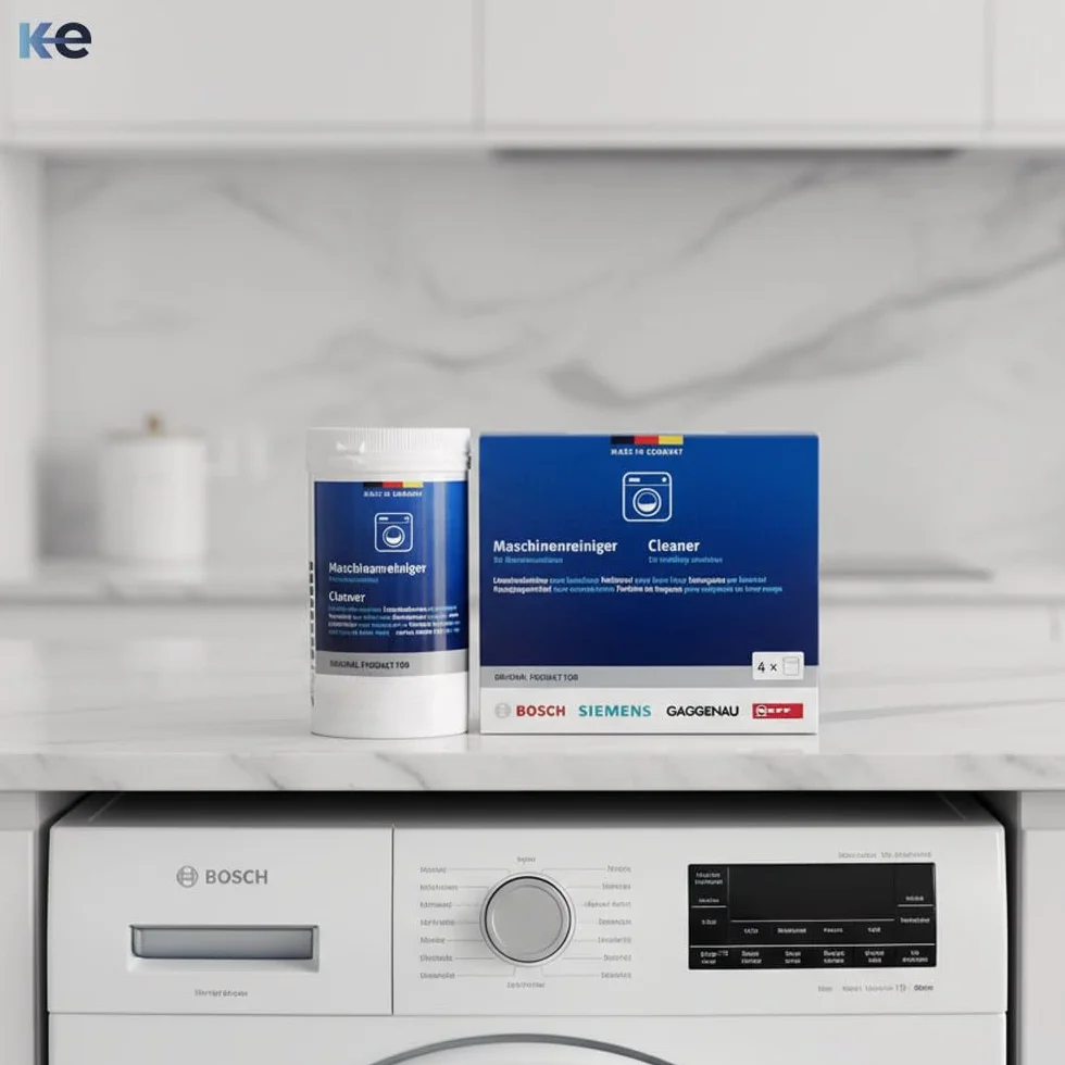 ANAKEL HOME Limpiador Lavadora 00311928 Compatible con Lavadora Bosch, Siemens, Gaggenau y Neff | Formato Polvo, 4 Unidades x 200 gr