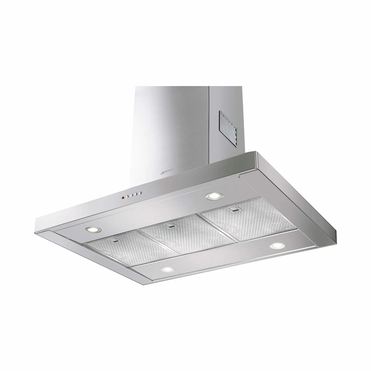 Smeg KI90XE Encastrada Acero inoxidable 526m³/h B - Campana (526 m³/h, Recirculación, A, A, C, 65 dB)