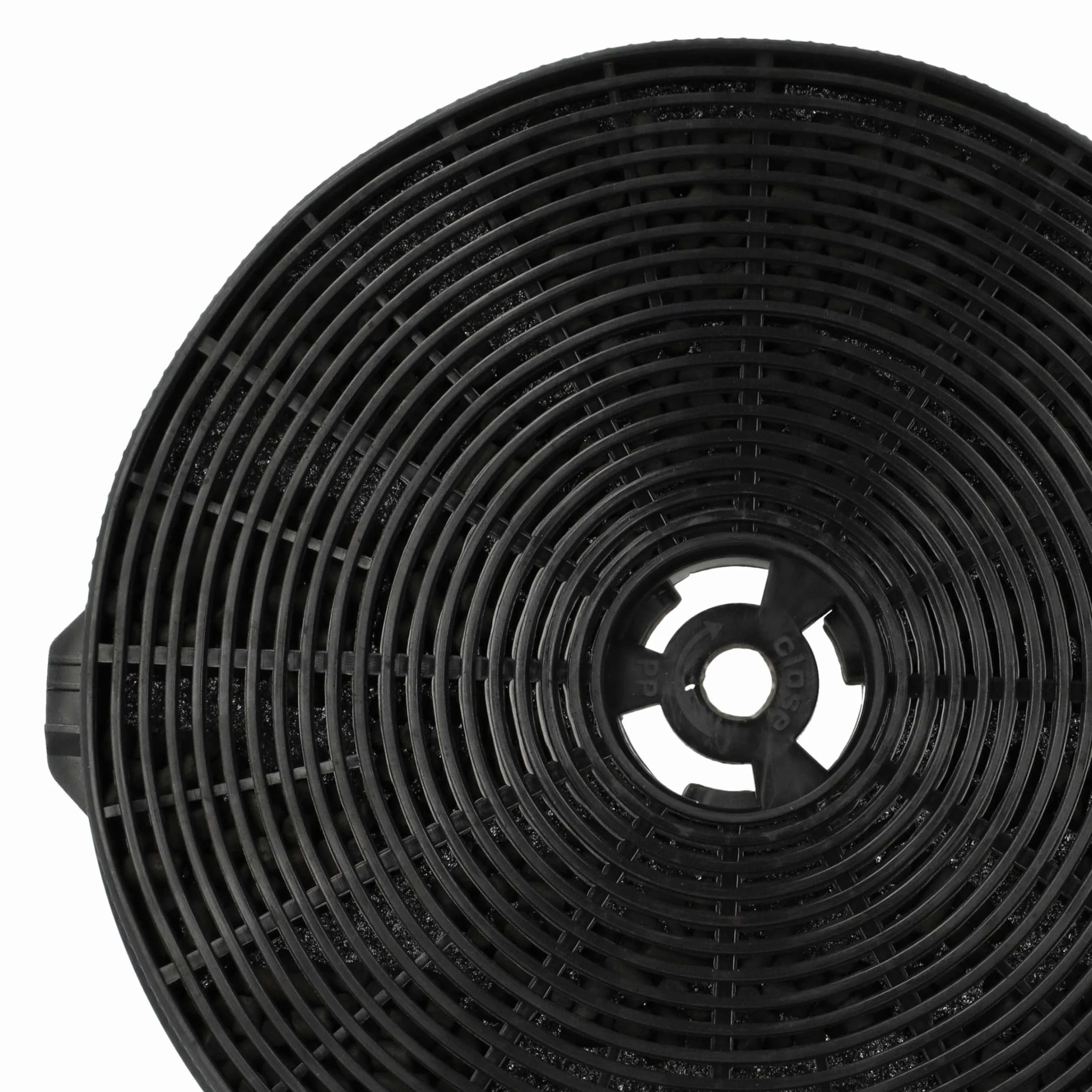 vhbw 10x filtro de carbón activado compatible con Firegas FGS-EBL17R1160CC | FGS-EWL11BR1160CC campanas cocina - 17,5 cm