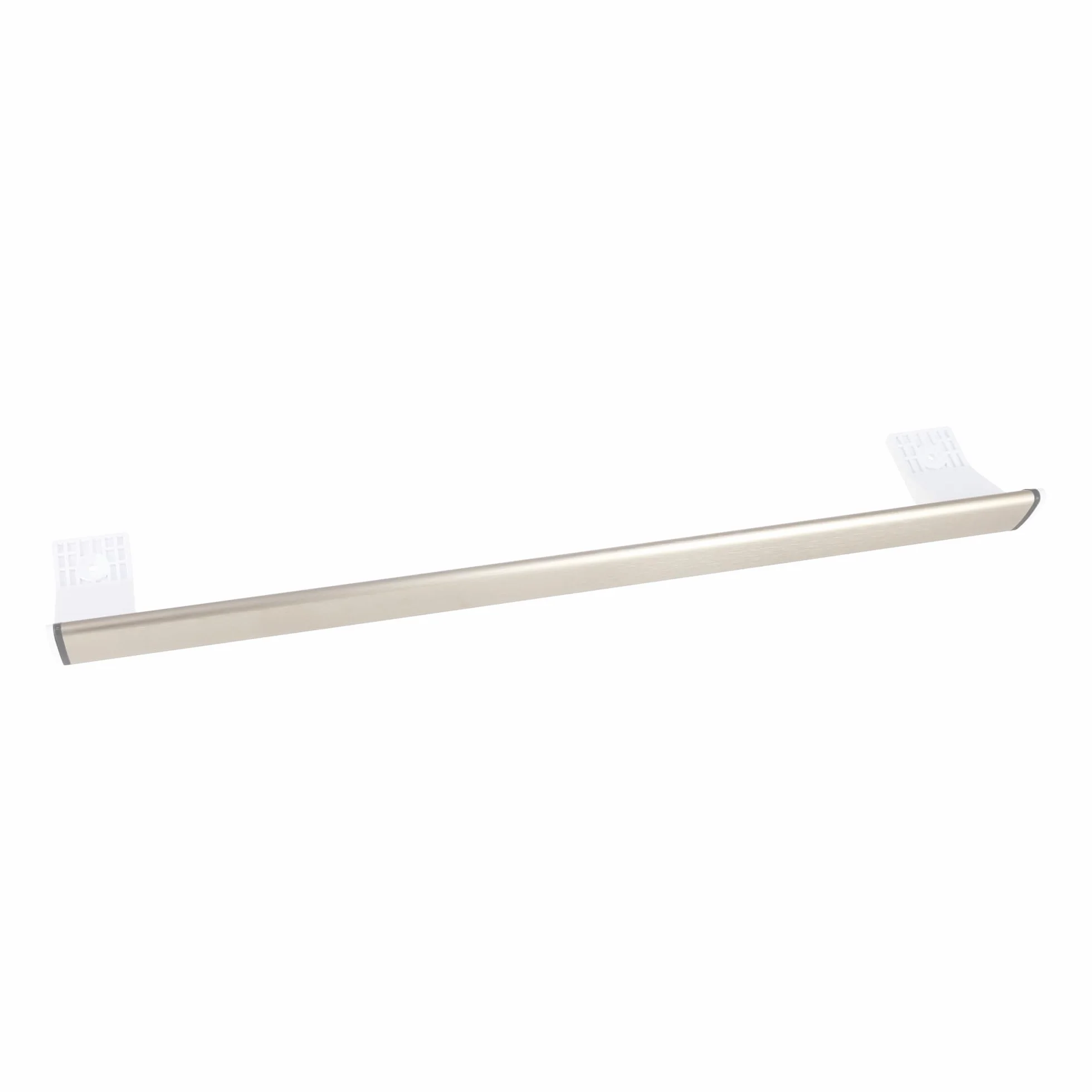 sparefixd Para manija de puerta Indesit SI81QWDUK plateada para nevera con despensa alta