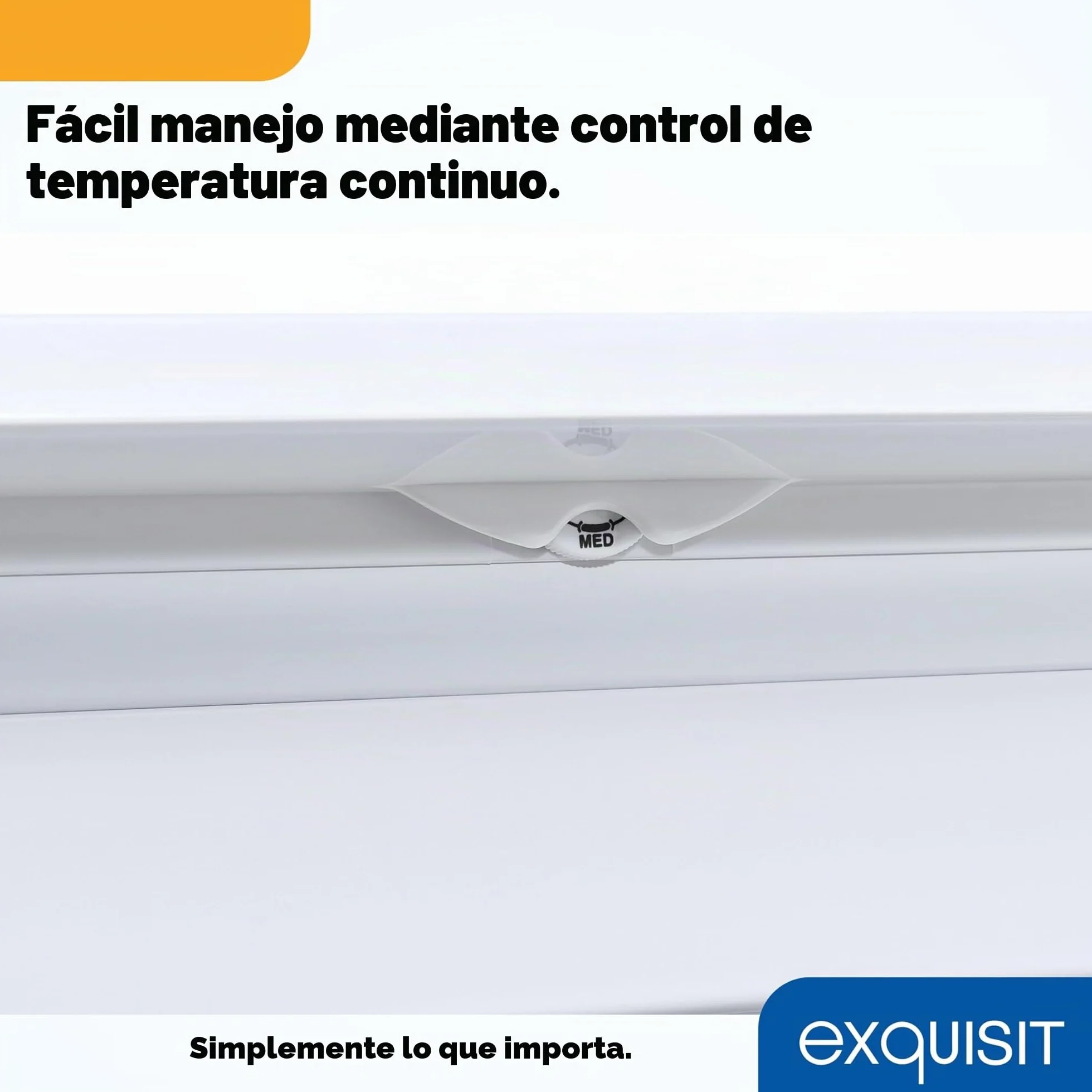 Exquisit congelador vertical 87L 4 estrellas clase D blanco 85,5x54,5x58 cm