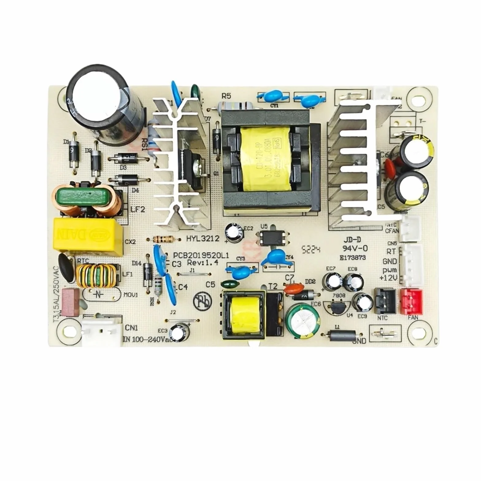 Placa Base De Control De Refrigeración For Bodega De Vinos HYL3212, 110-220 V, Línea De Suministro, Accesorios For Caja De Refrigeración De Semiconductores.
