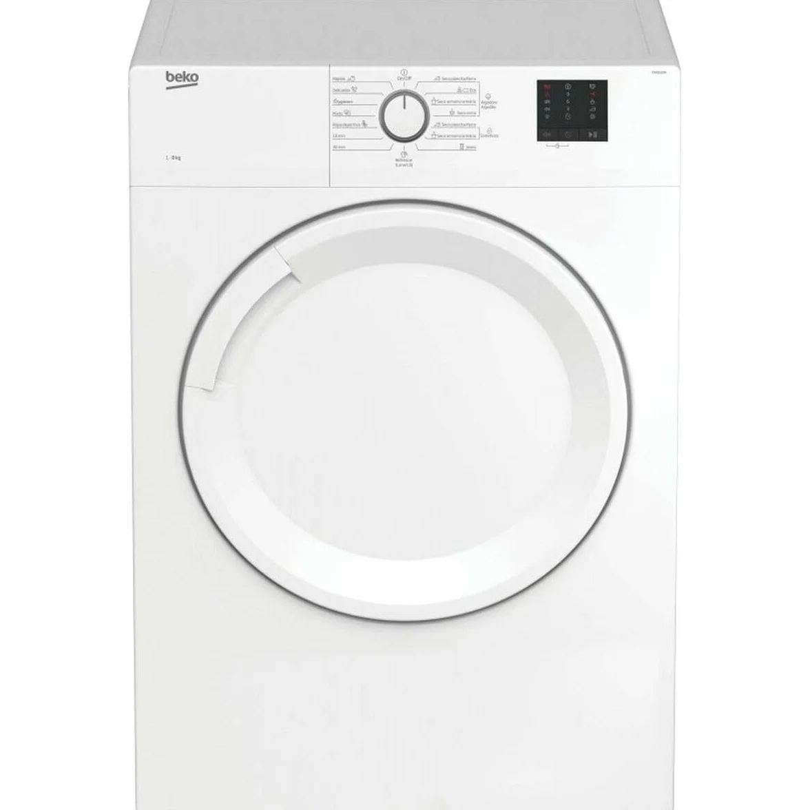 Beko - Secadora De Evacuación Beko Dv8120N Con Capacidad De 8 Kg