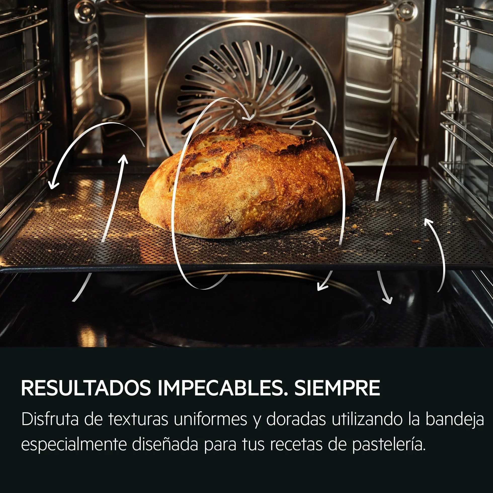 AEG Horno Multifunción TP9SB831AB 70L Limpieza a Vapor 25 Funciones Sonda Térmica Cocción a Vapor Pantalla Táctil WiFi Negro